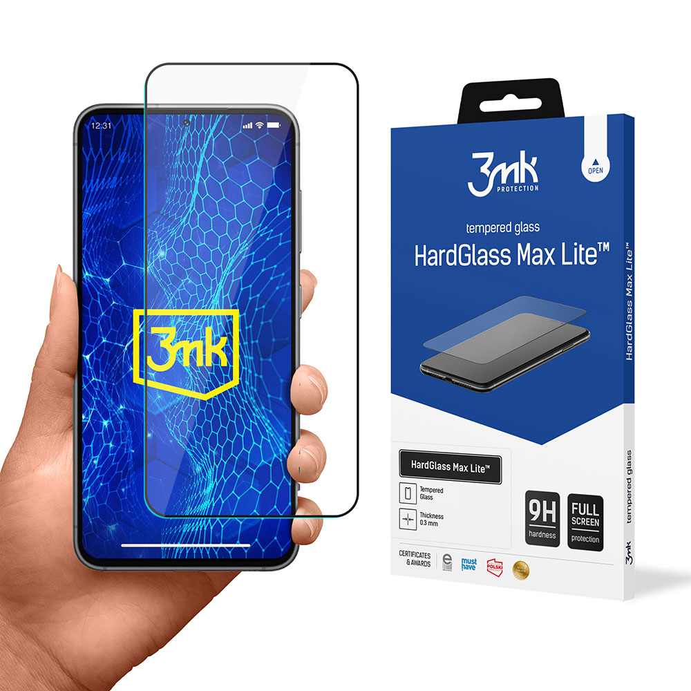 9H 3mk HardGlass Max Lite lasi Samsung Galaxy S24+:lle