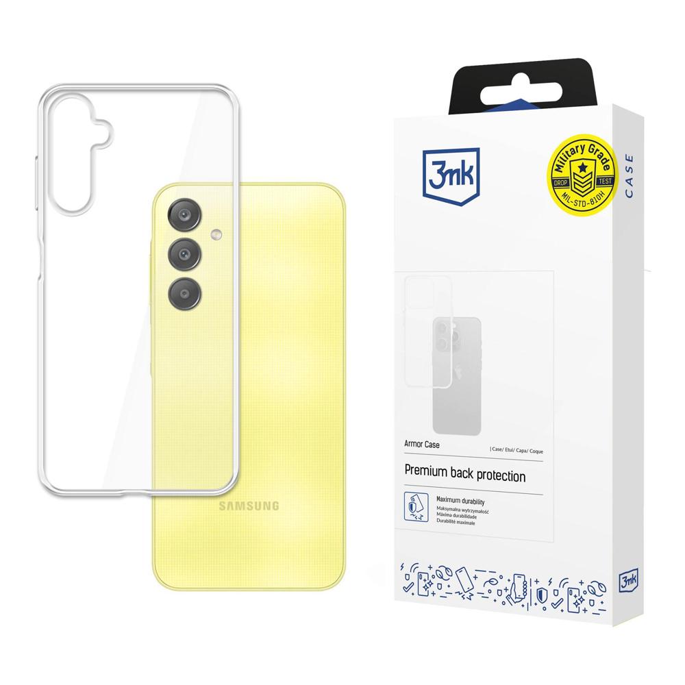 3mk Armor Case suojakuori Samsung Galaxy A25 5G:lle - läpinäkyvä