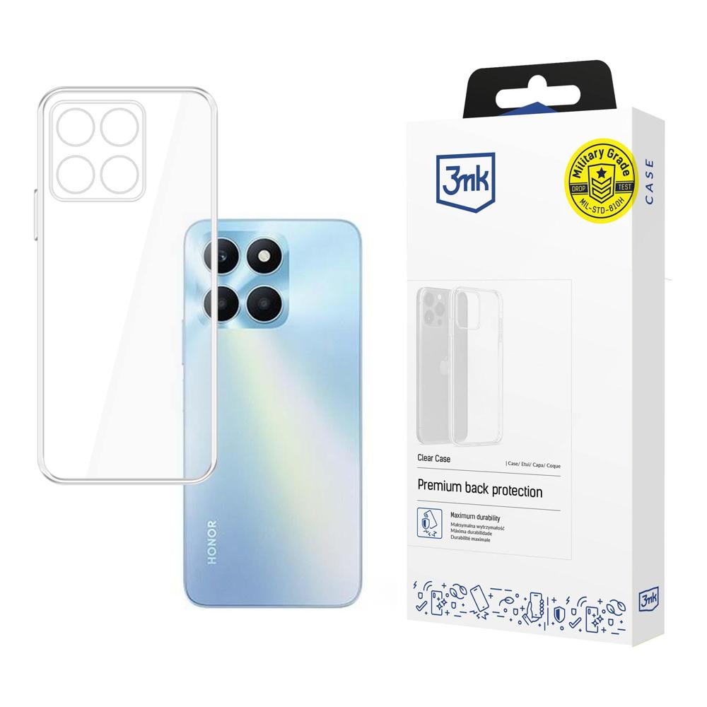 3mk Clear Case suojakuori Honor X6A:lle - läpinäkyvä
