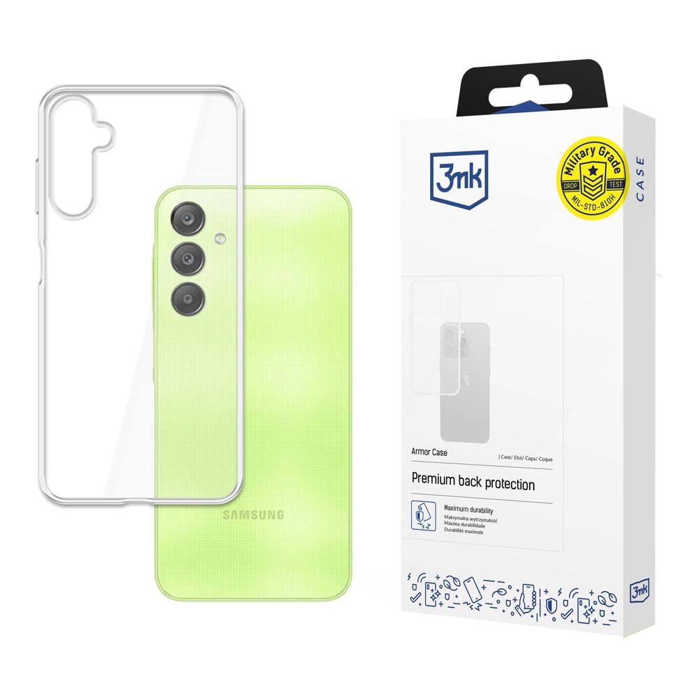 3mk Armor Suojakuori Samsung Galaxy A15 5G:lle läpinäkyvä