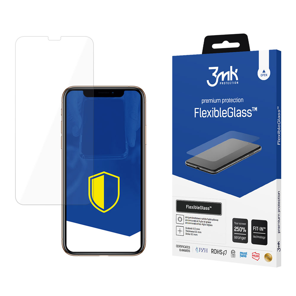 3mk FlexibleGlass hybridi lasi iPhone XS:lle