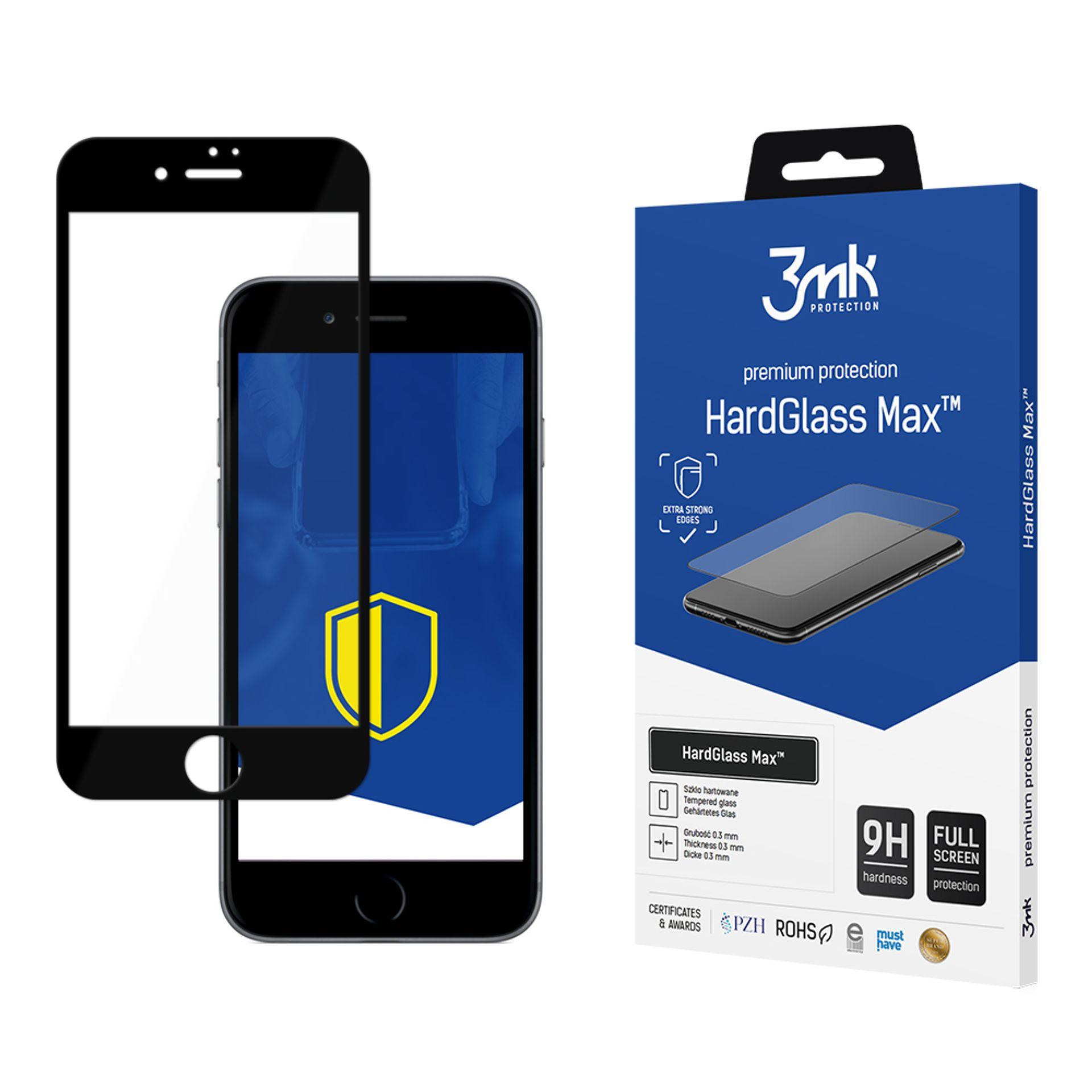 9H 3mk HardGlass Max™ karkaistu lasi iPhone 8:lle
