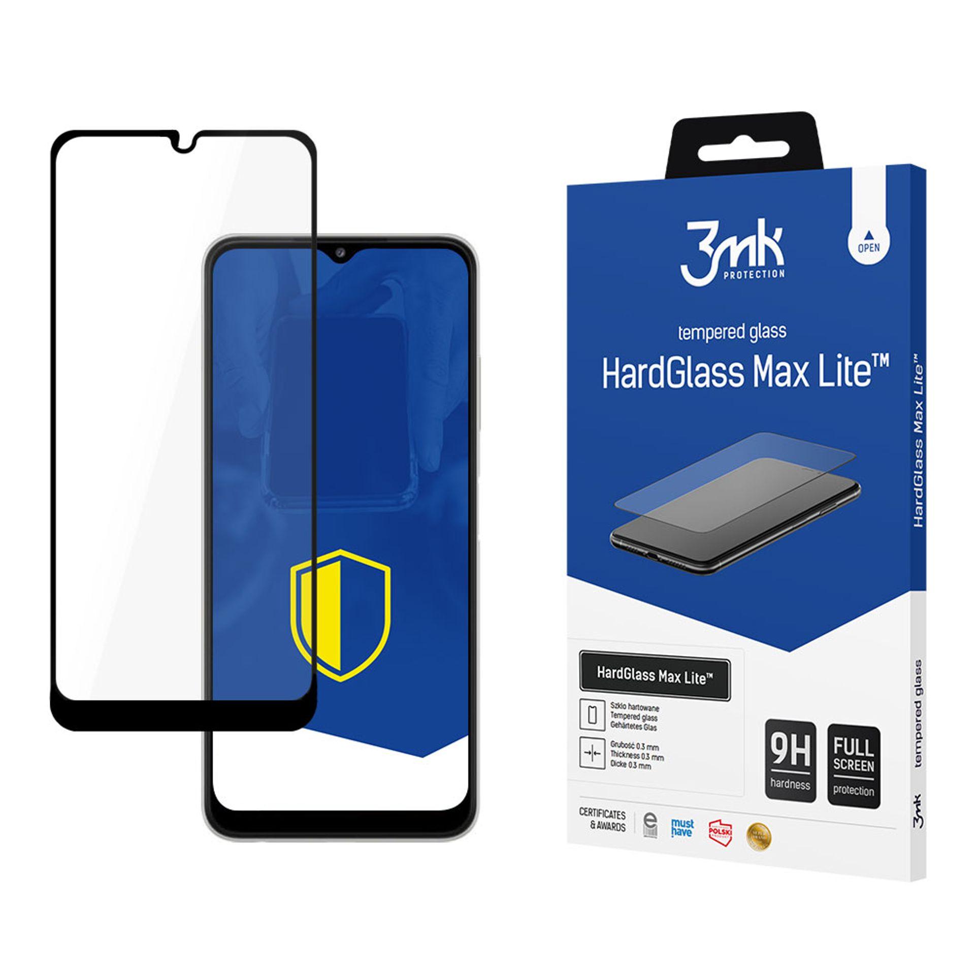 Karkaistu lasi 3MK Hard Glass Max Lite Samsung A226 A22 5G musta