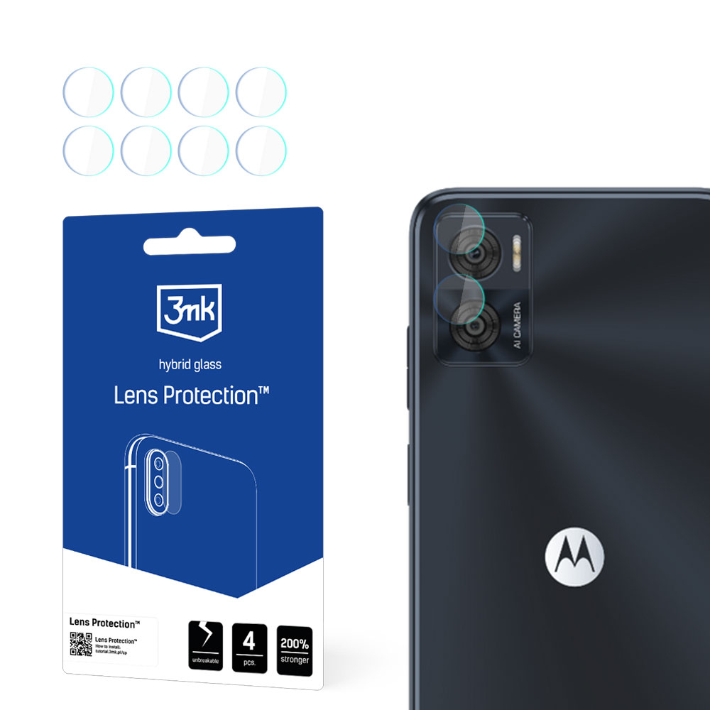 3mk Lens Protection hybridikameralasi Motorola Moto E22 / E22i:lle