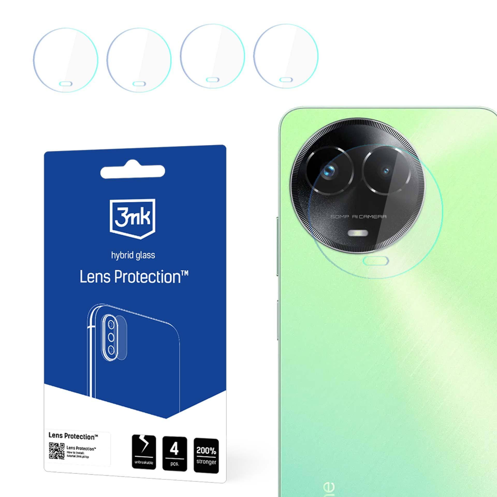 3mk Lens Protection hybridikameralasi Realme C67:lle