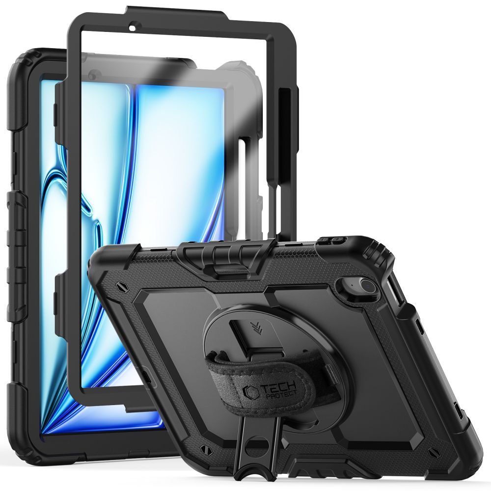 Tech-Protect Solid360 Suojakuori iPad Air 11 (2024/2025/2026):lle - musta