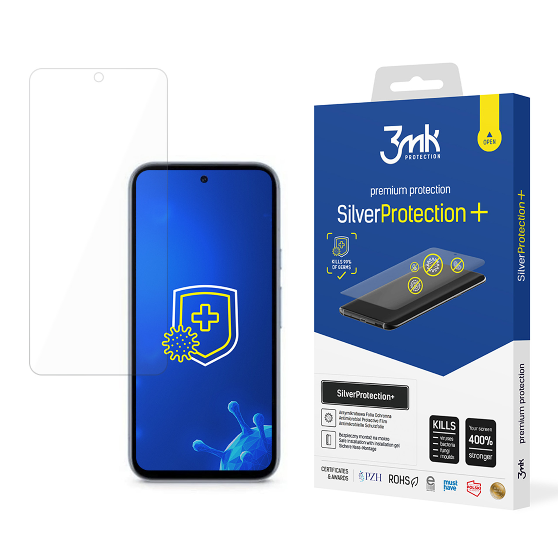 Antibakteerinen suojakalvo 3mk SilverProtection+ Google Pixel 8A 5G