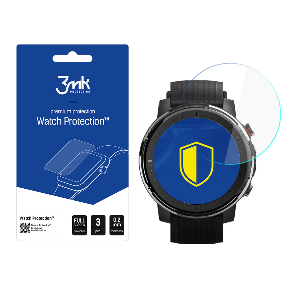 3mk Watch Protection™ v. FlexibleGlass hybridilasi Xiaomi Amazfit Stratos 3