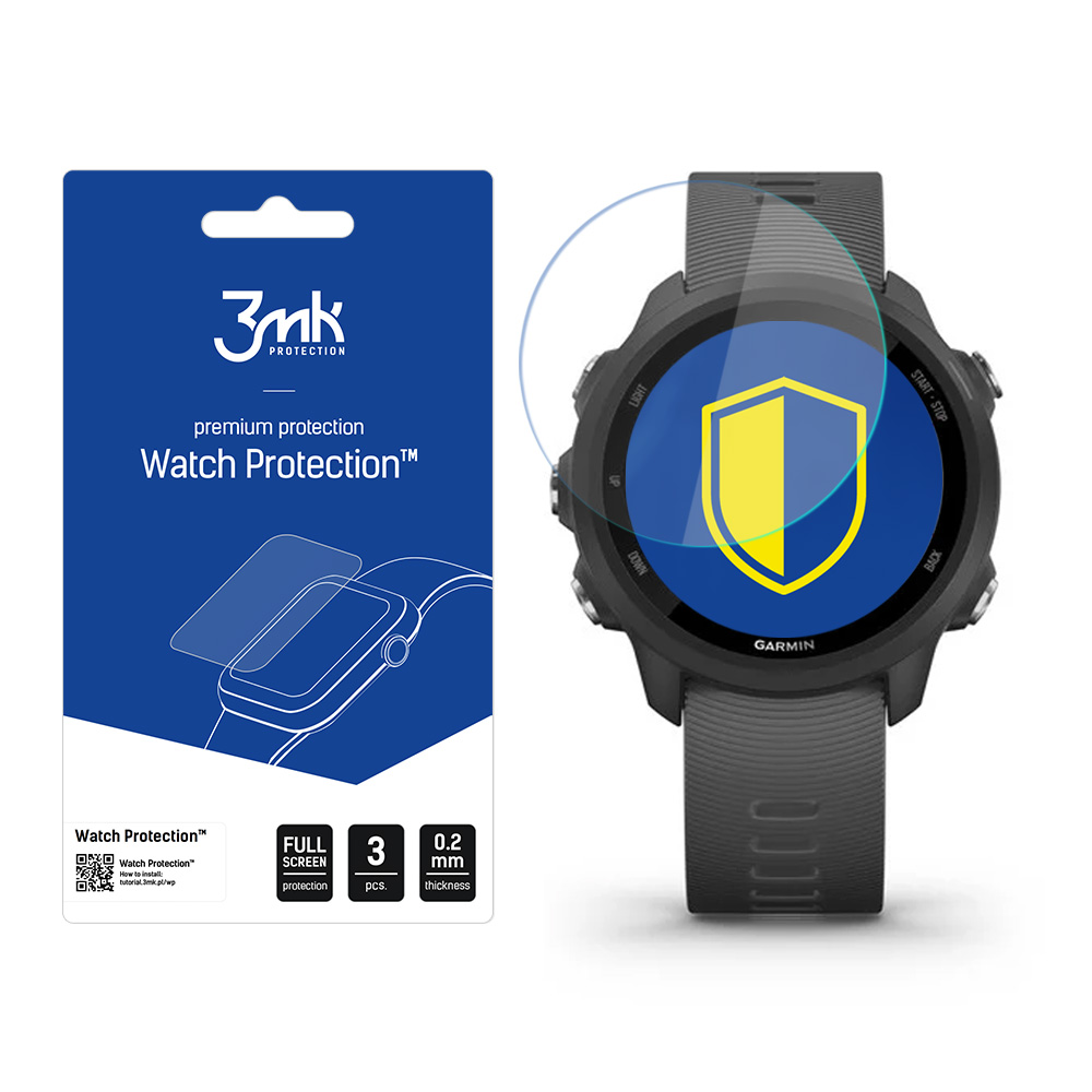 3mk Watch Protection v. FlexibleGlass hybridilasi Garmin Forerunner 245:lle