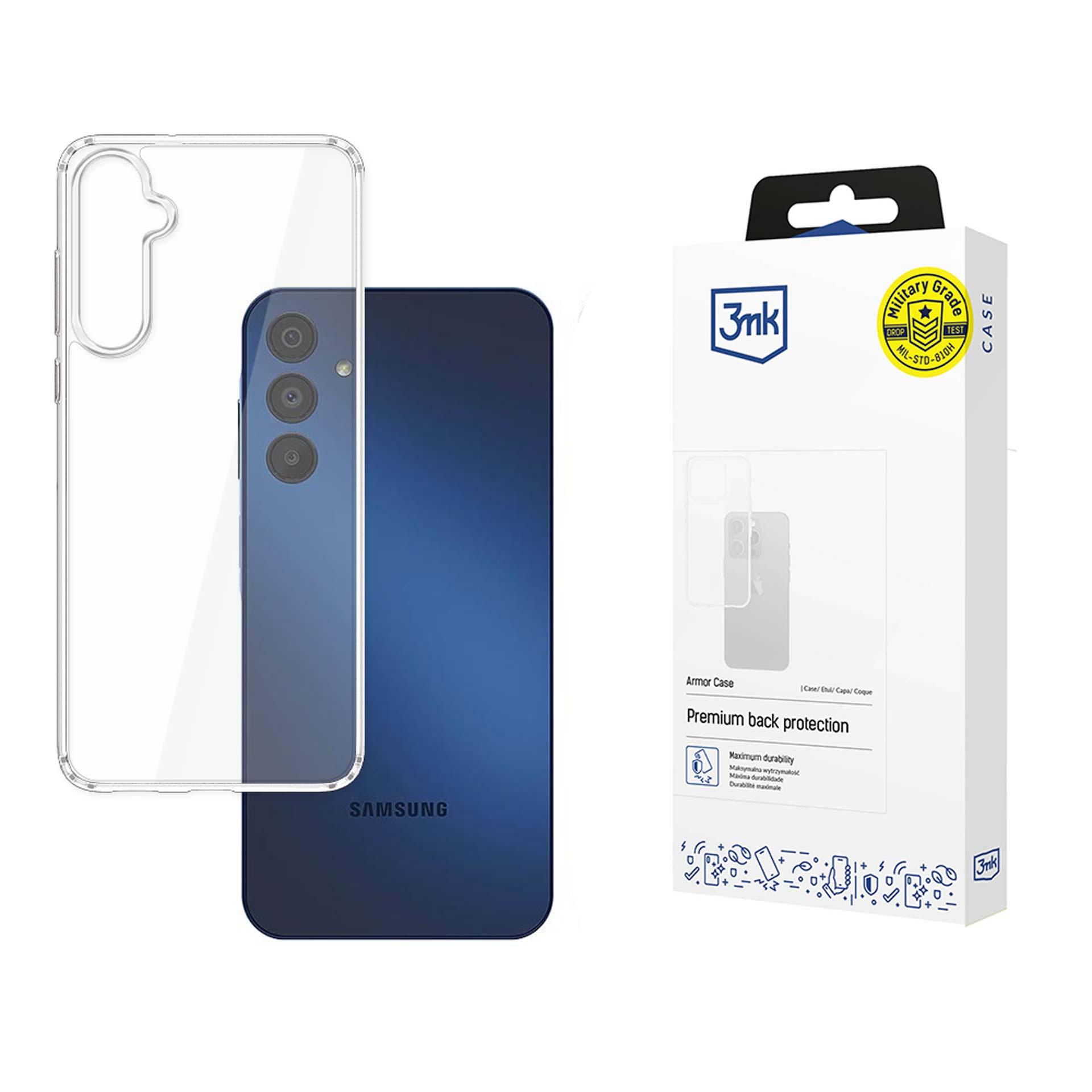 3mk Armor Case Suojakuori Samsung Galaxy A16:lle - läpinäkyvä