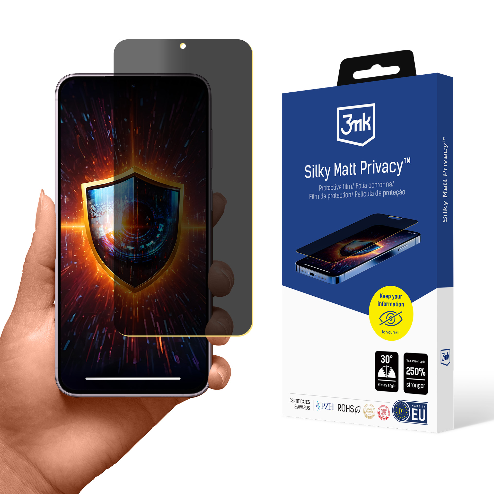 Matta yksityisyyssuojakalvo 3mk Silky Matt Privacy Samsung Galaxy S24+