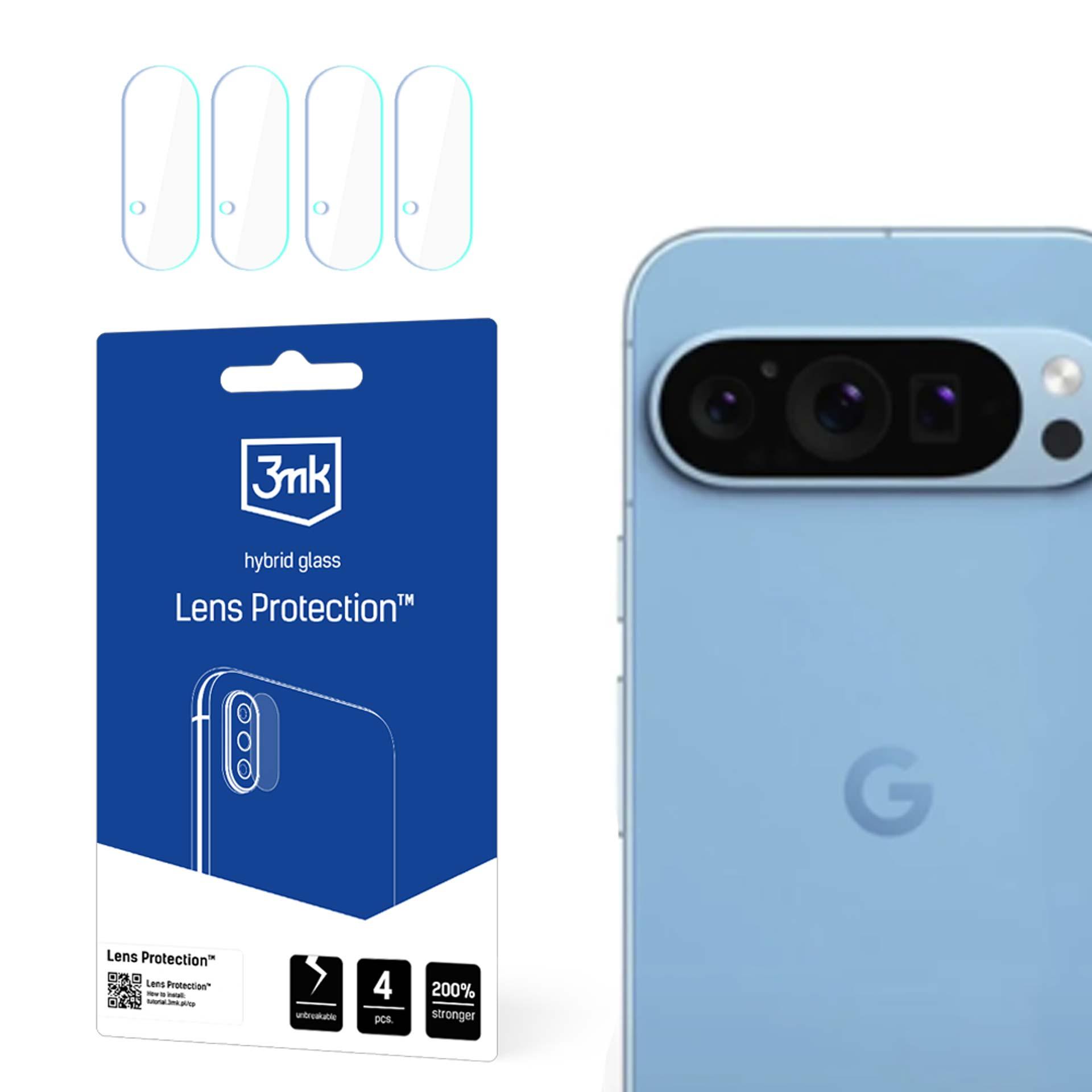 3mk Lens Protection hybridilasi kameralle Google Pixel 9 Pro:lle