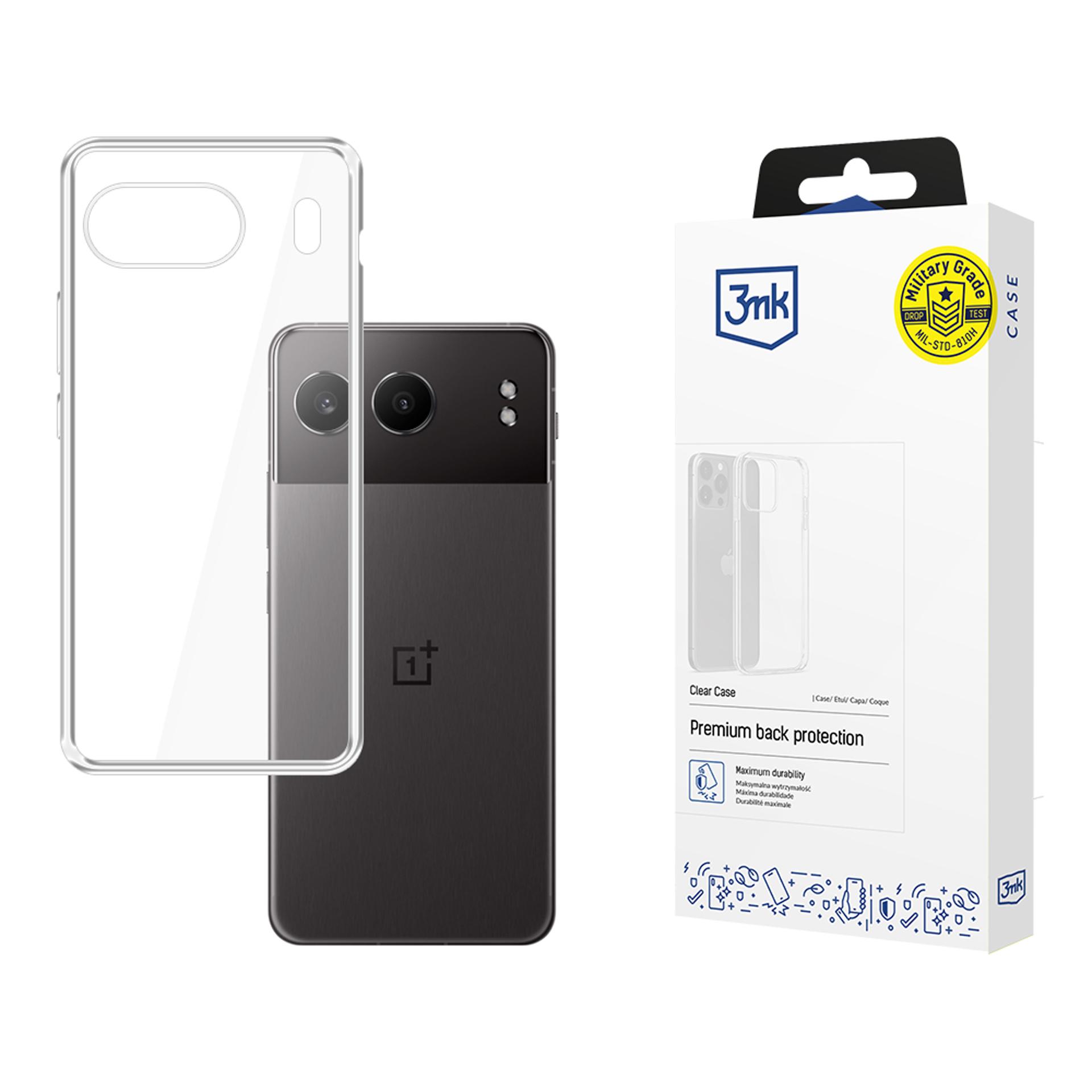 3mk Clear Case OnePlus Nord 4:lle - läpinäkyvä