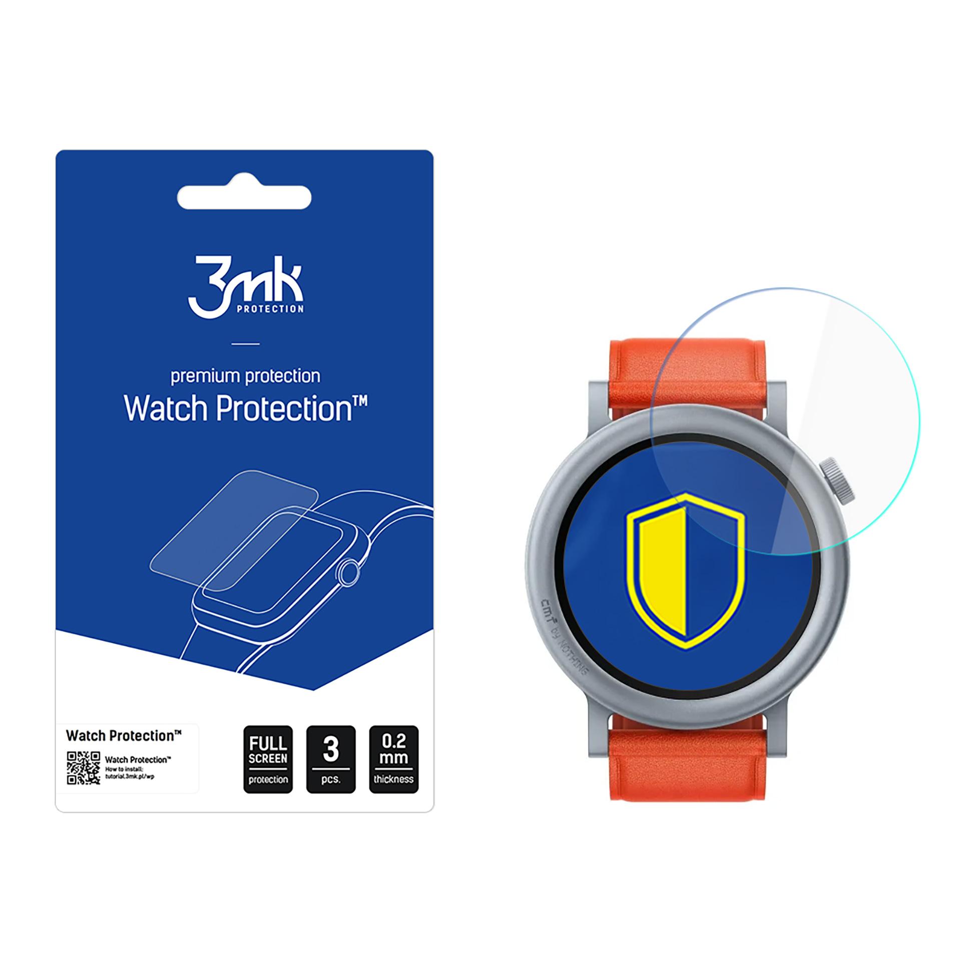 3mk Watch Protection FlexibleGlass hybridilasi Nothing CMF Watch Pro 2:lle