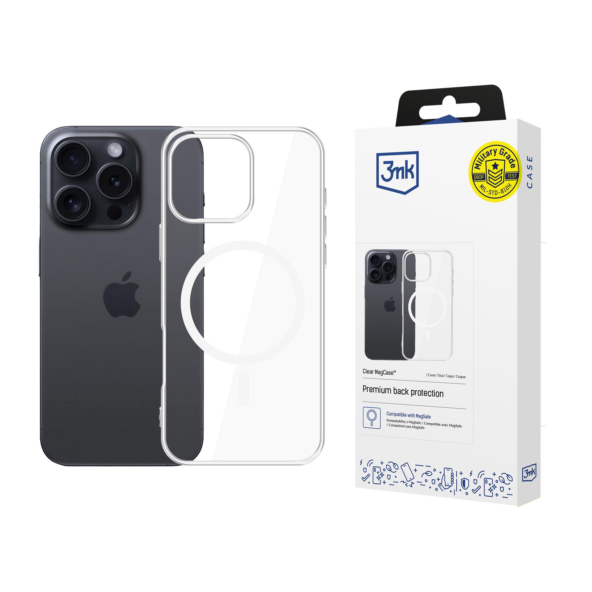 Suojakuori 3mk Clear MagCase Apple iPhone 16 Pro:lle