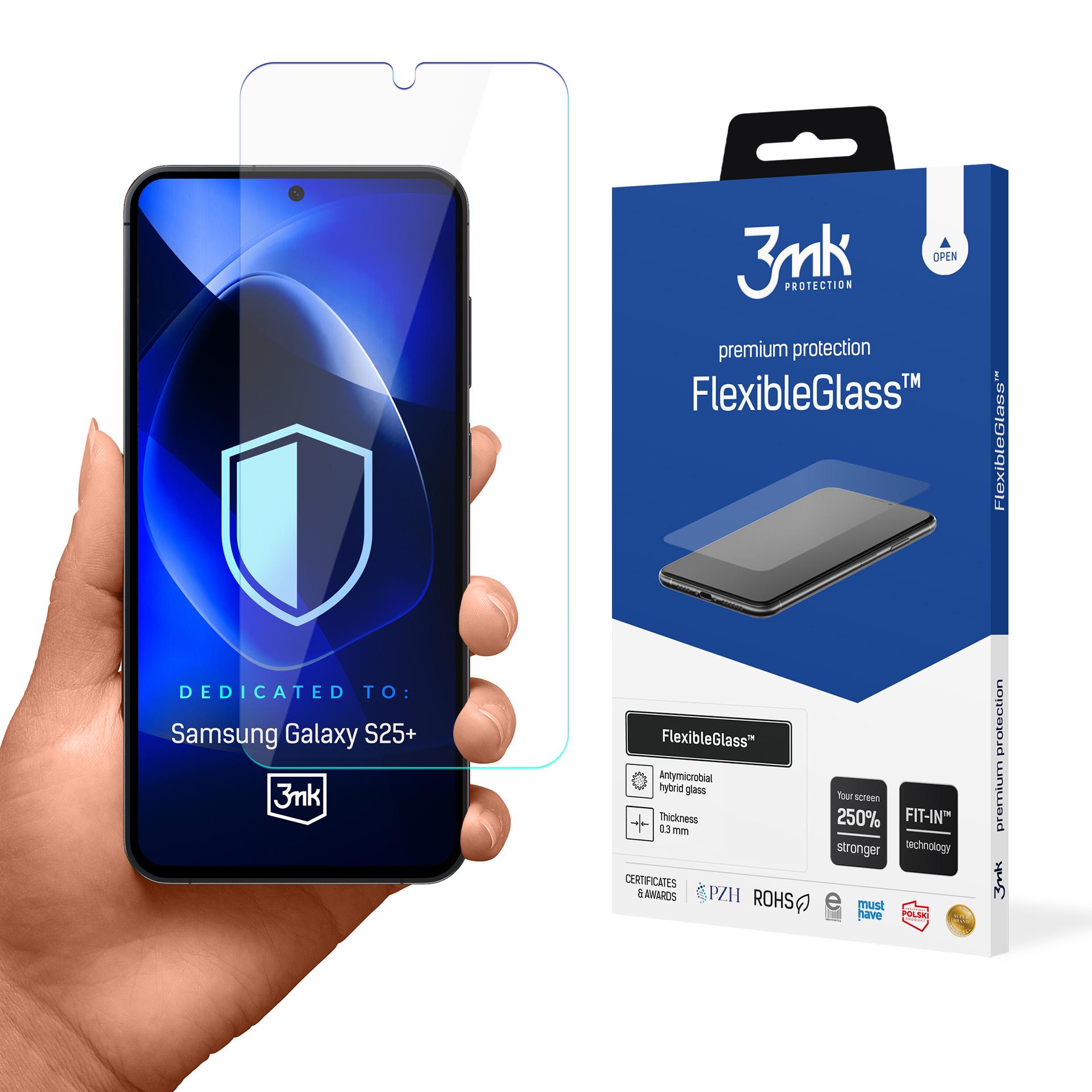 LCD-näytönsuoja 3mk Flexible Glass Samsung S936 S25 Plus:lle