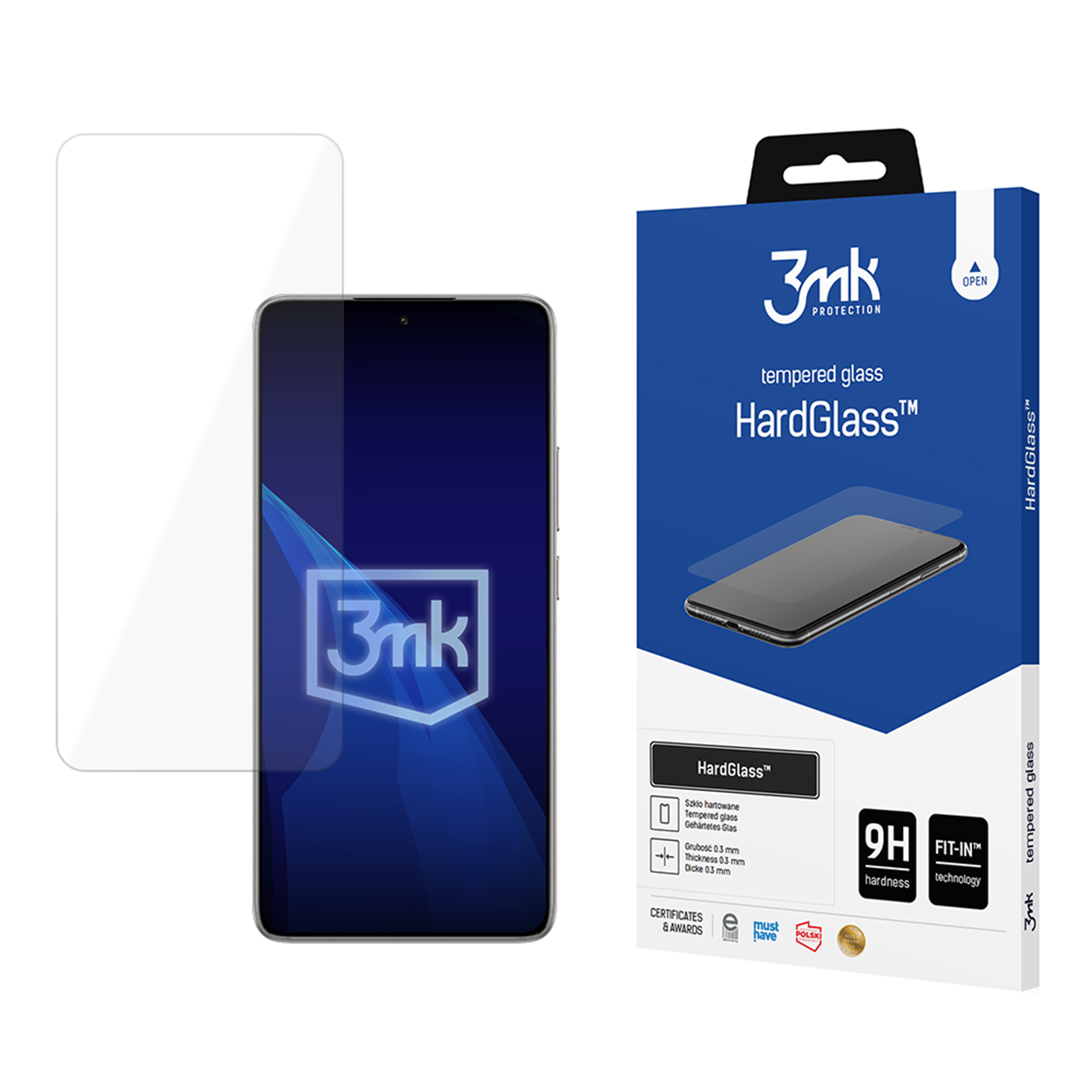 9H 3mk HardGlass Karkaistu lasi Xiaomi 14T / 14T Pro:lle