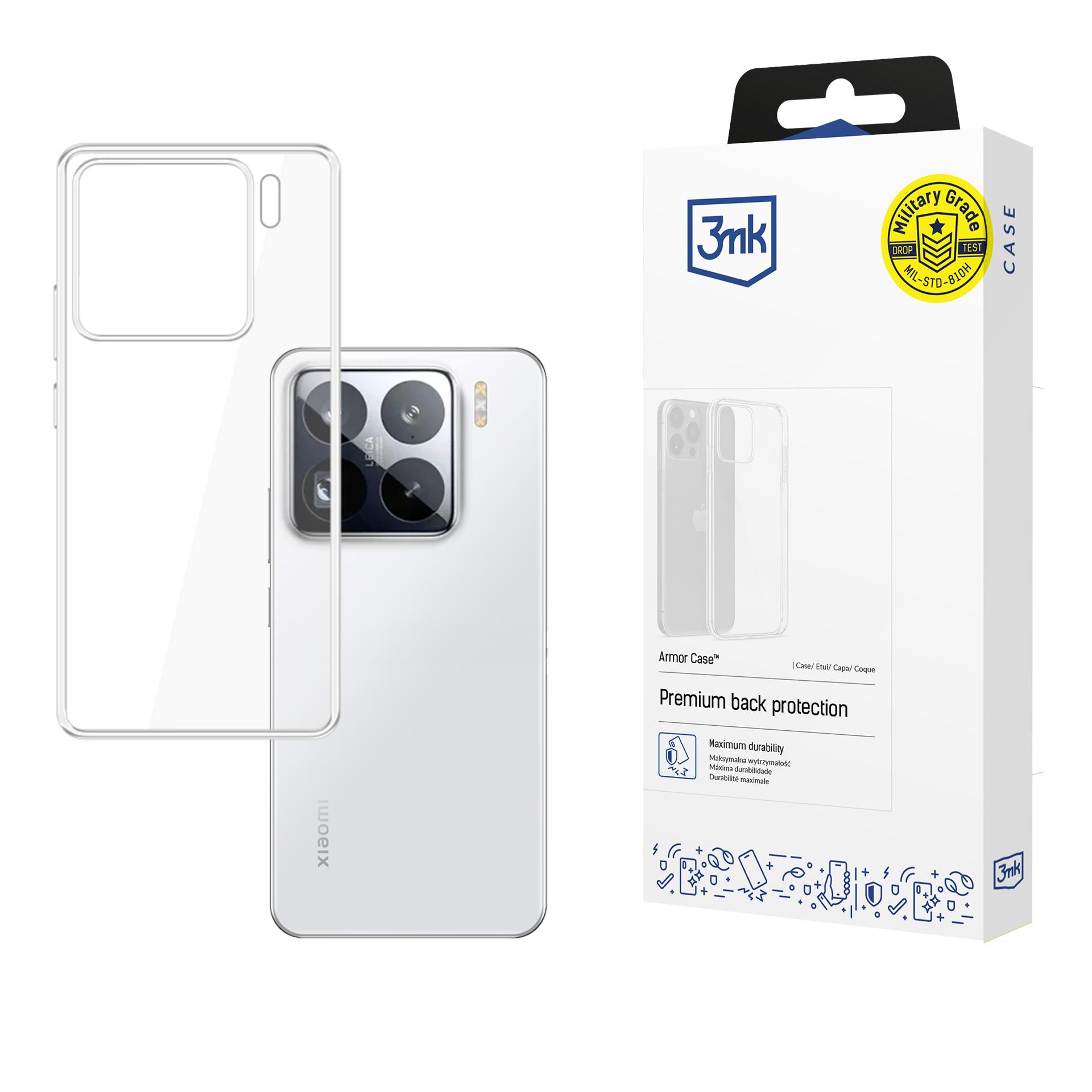 3mk Clear Case Xiaomi 15 Prolle - läpinäkyvä