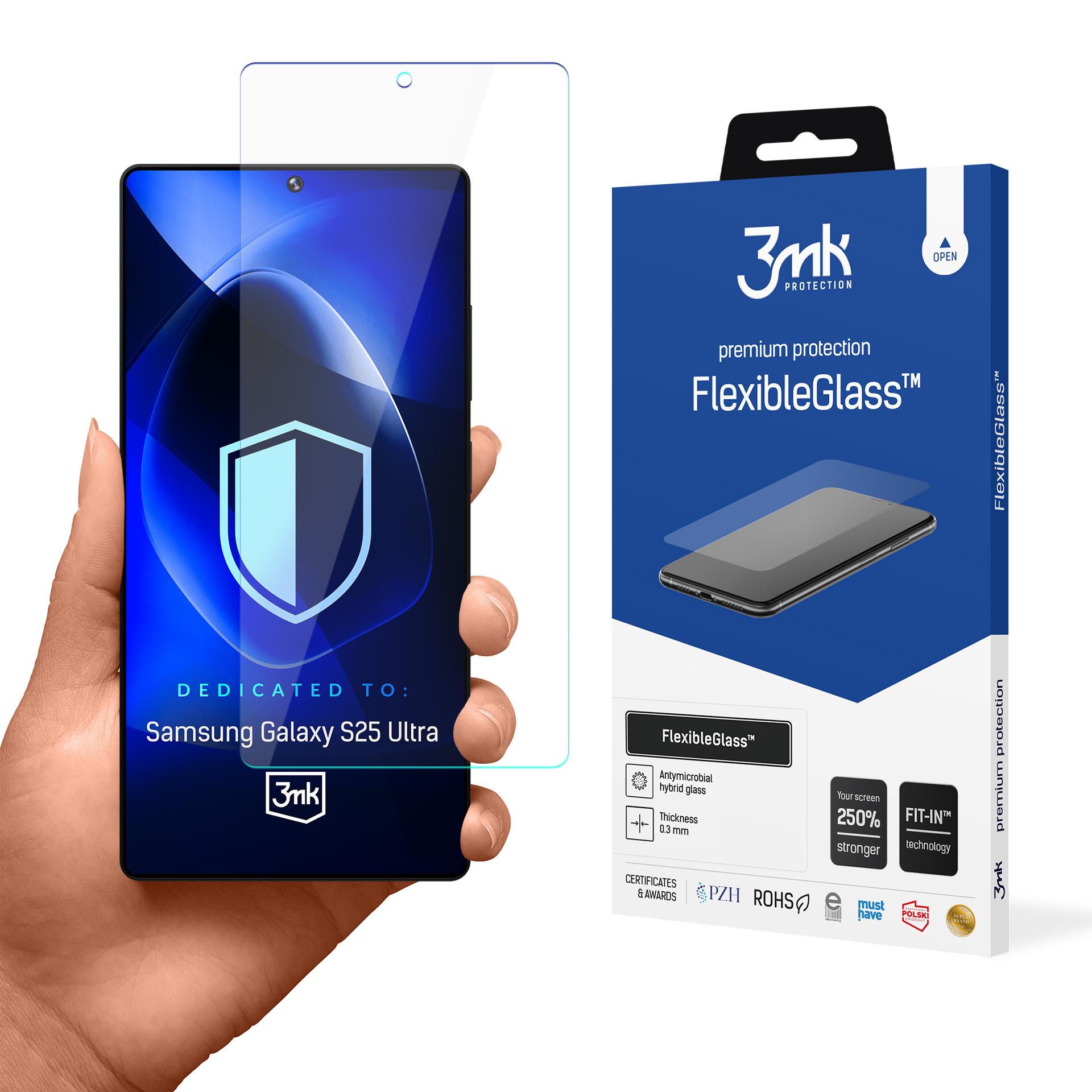 3mk FlexibleGlass - Hybridi lasi Samsung Galaxy S25 Ultralle