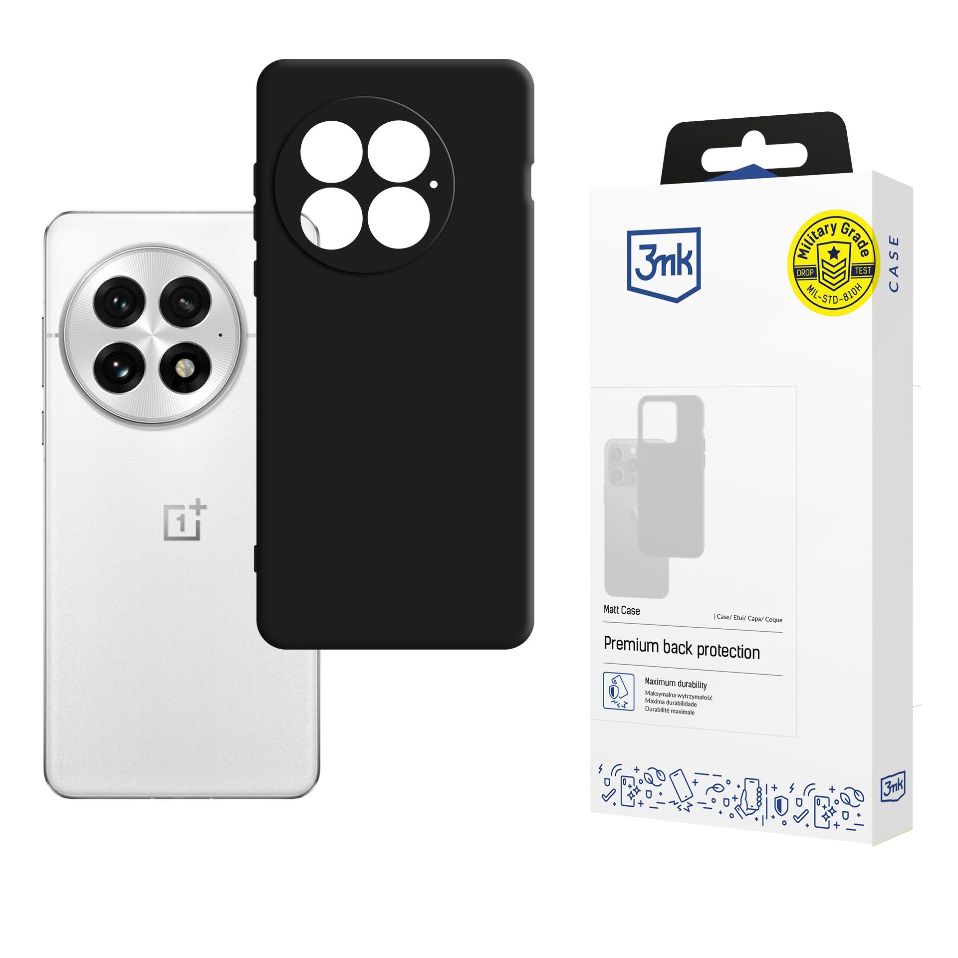 3mk Matt Case OnePlus 13:lle - musta