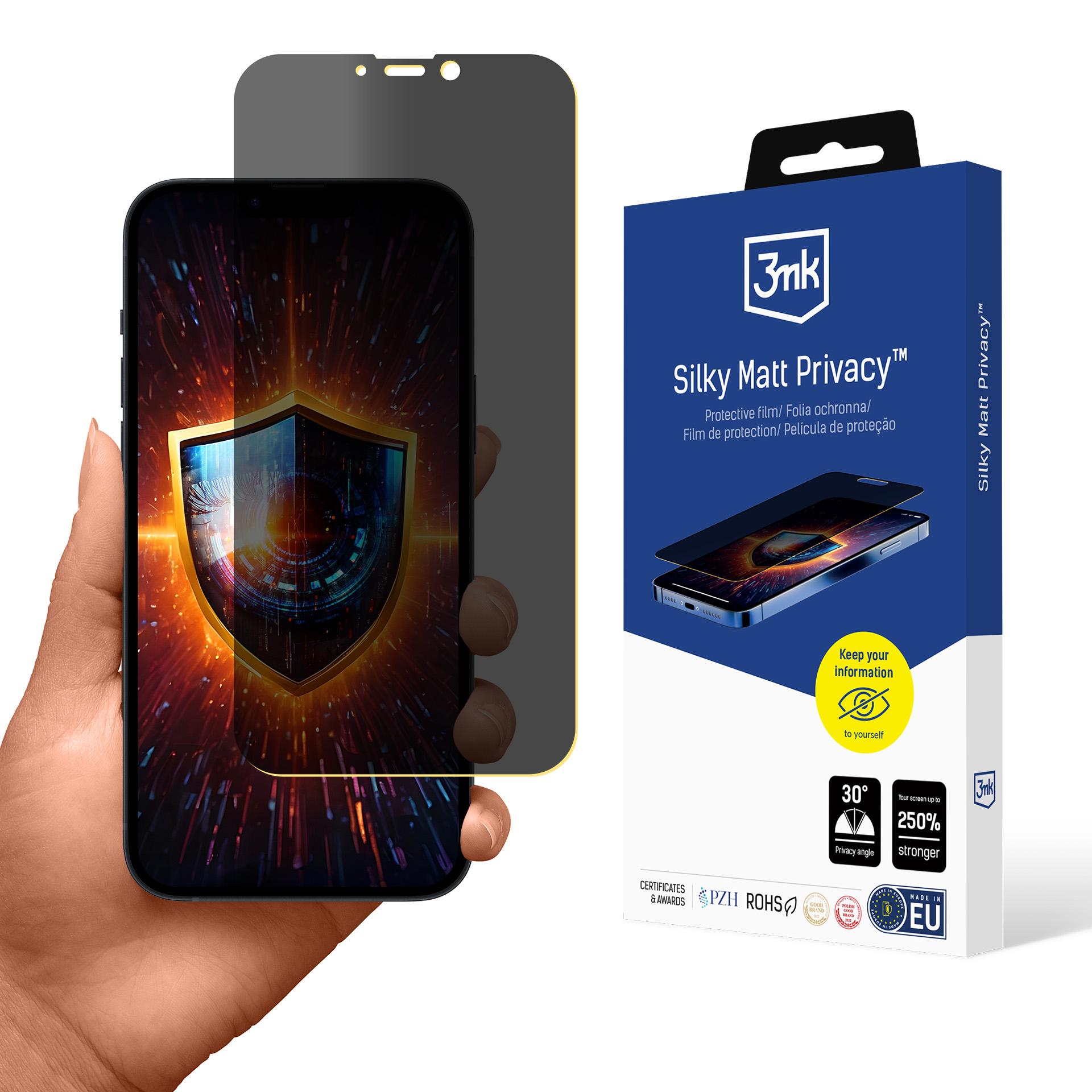 3mk Silky Matt Privacy matta näytönsuoja Apple iPhone 14 Plus