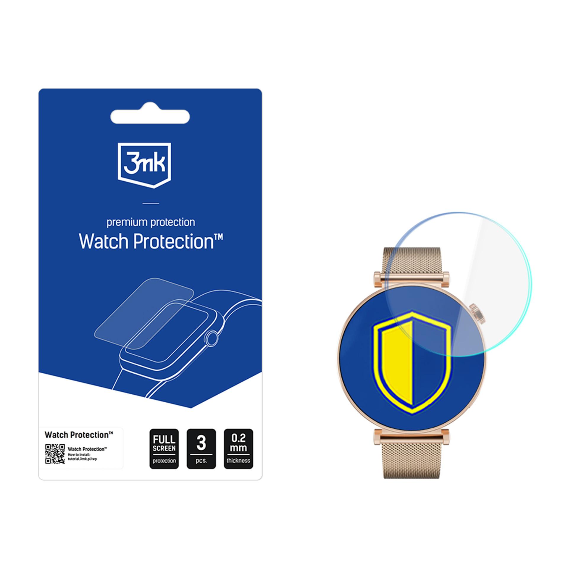 3mk Watch Protection ARC älykellon näytönsuoja Garett Rose