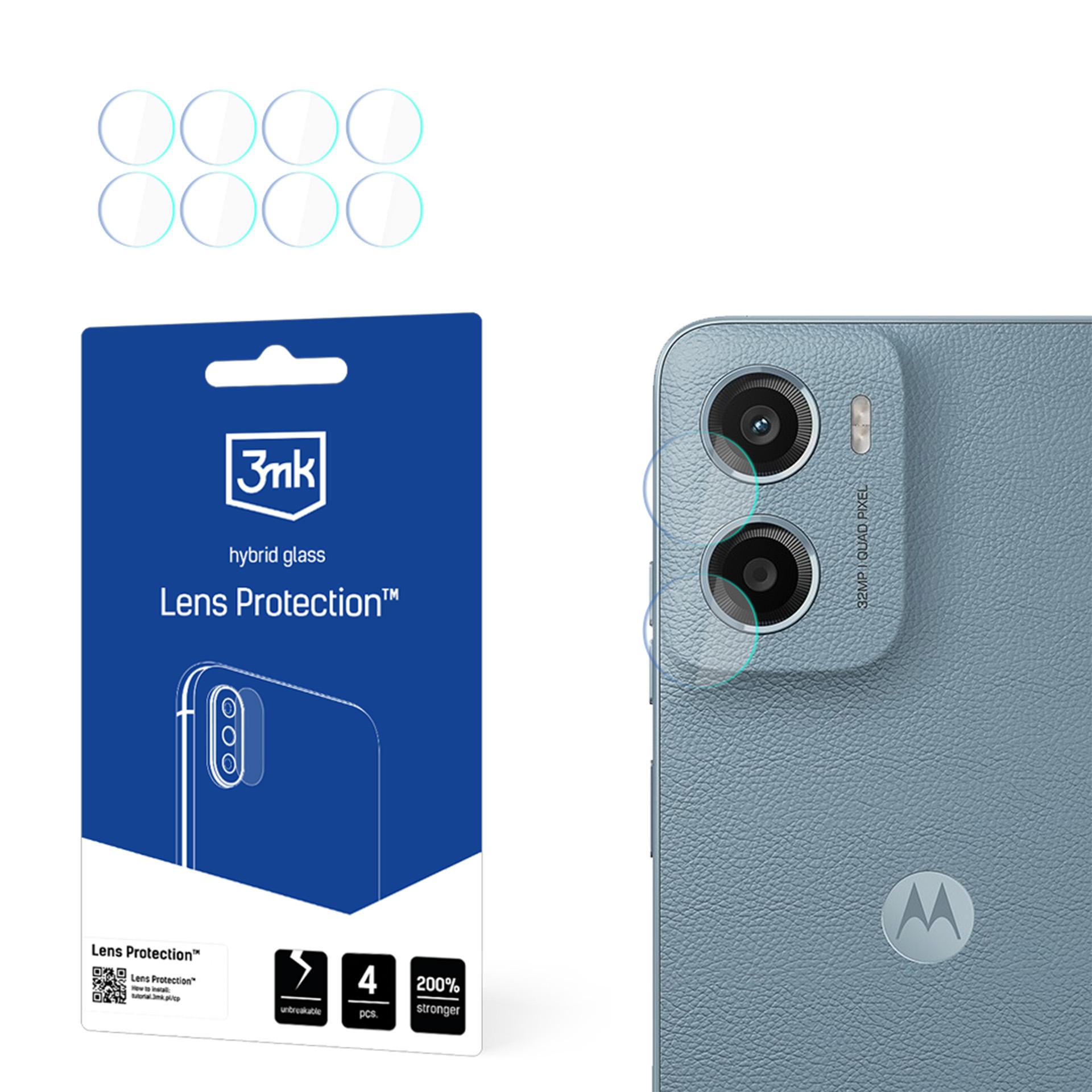 3mk Lens Protection hybridilasi kameran linsseille Motorola Moto E15:lle