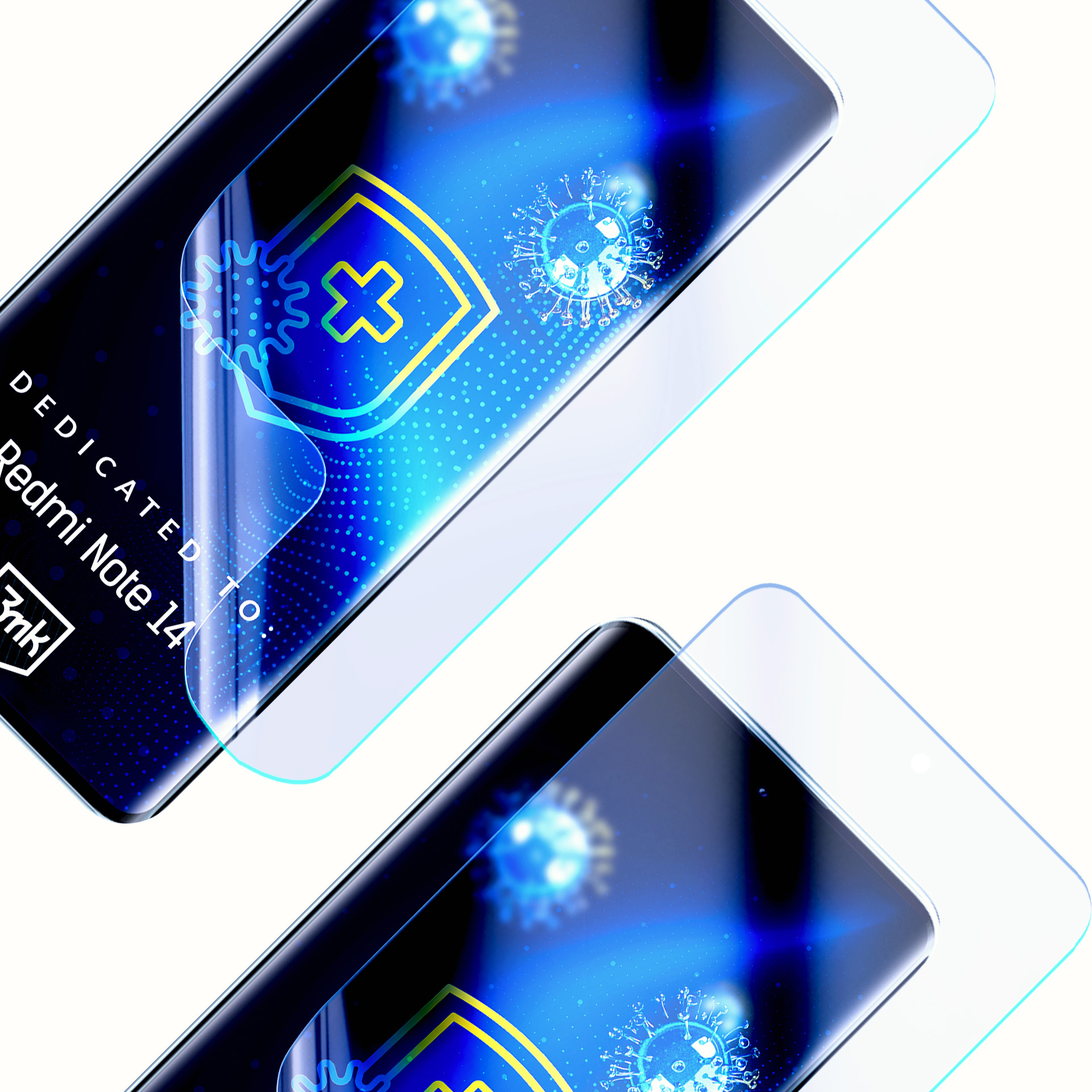 3mk SilverProtection+ suojakalvo Xiaomi Redmi Note 14 4G