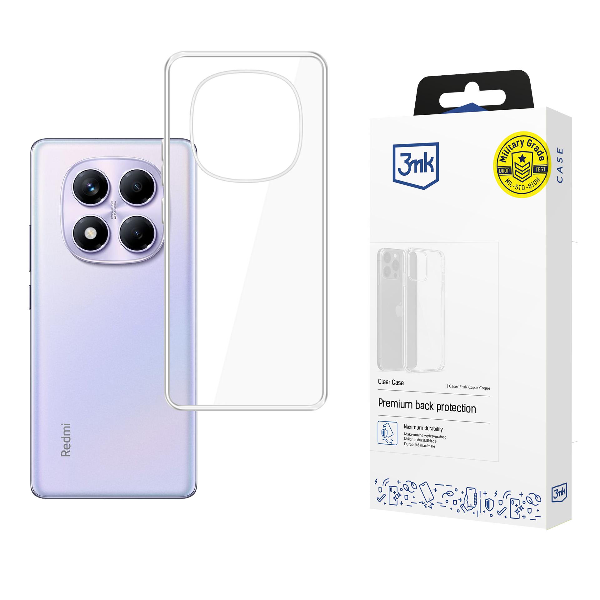 3mk Clear Case for Xiaomi Redmi Note 14 Pro 4G - transparent