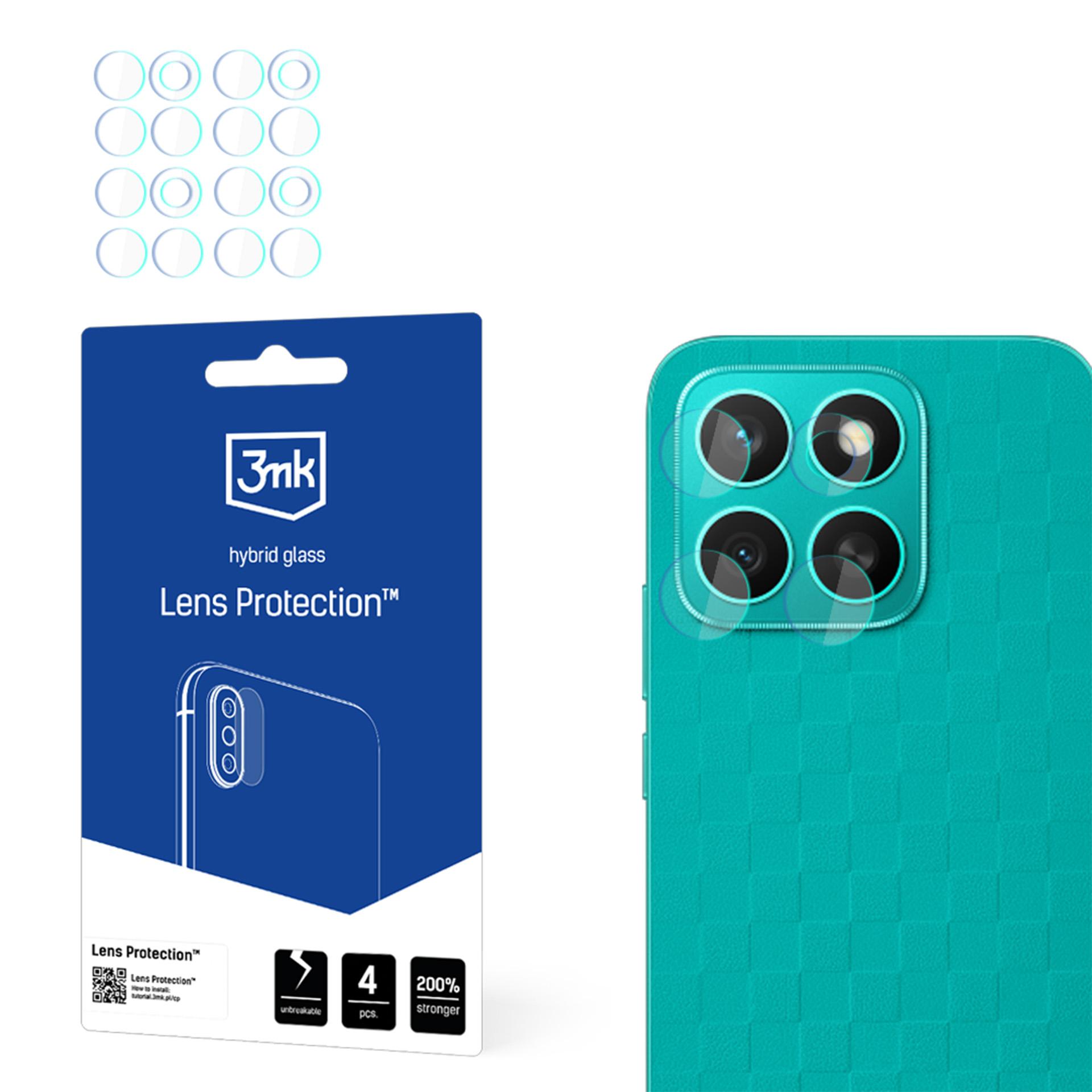 3mk Lens Protection Hybridilasi kameran linsseille Honor X8c:lle