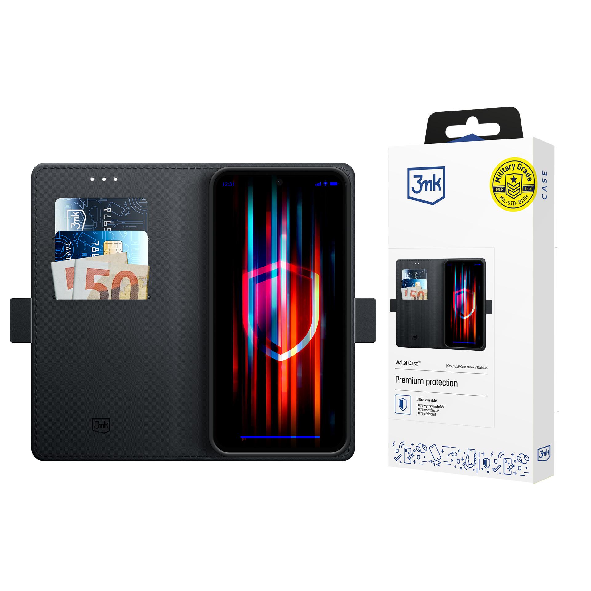 3mk Wallet Case for Xiaomi 15 Ultra - Black
