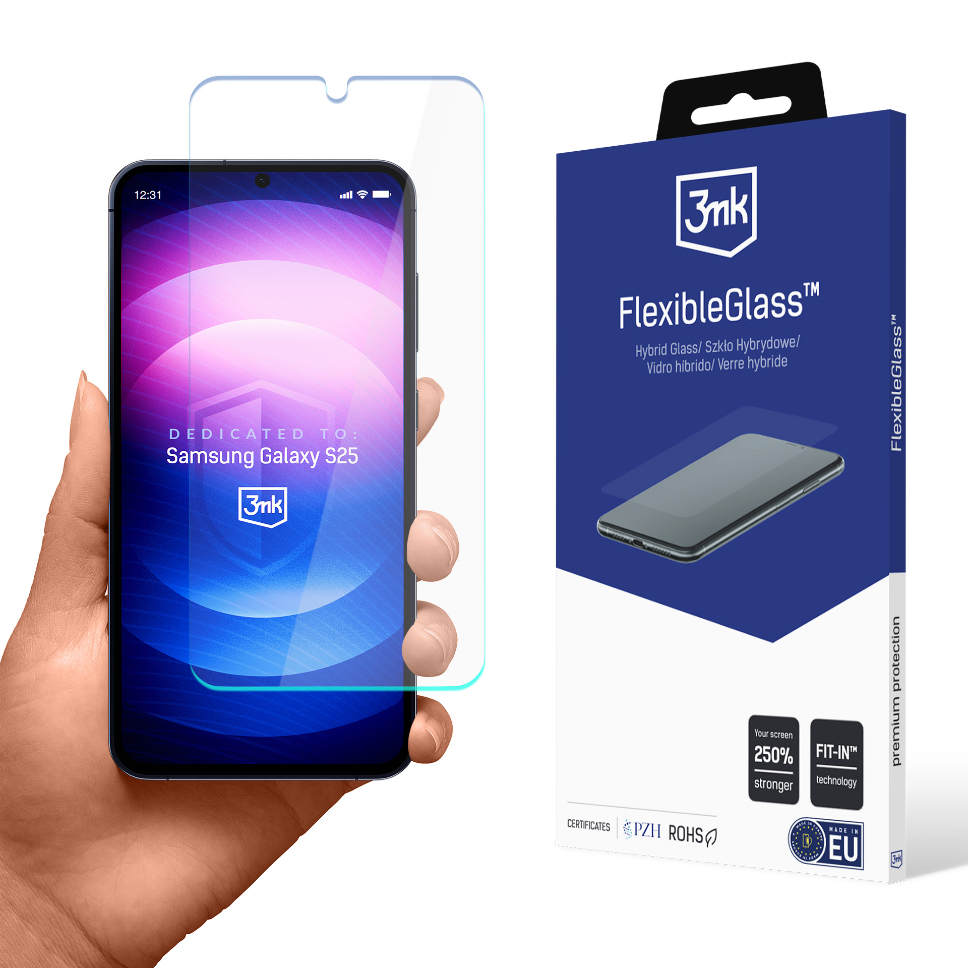 Hybrid glass 3mk FlexibleGlass for Samsung Galaxy S25