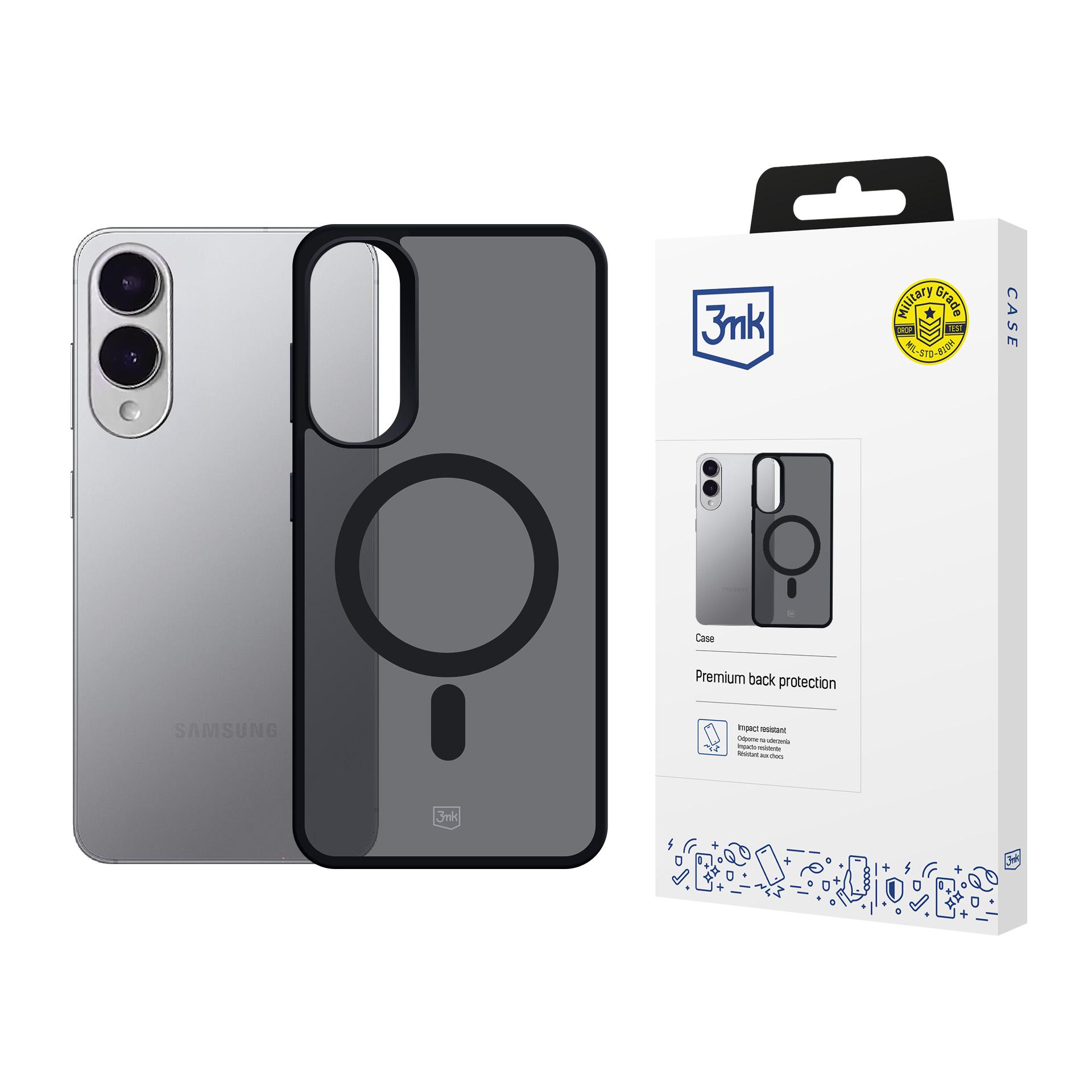 3mk Smoke MagCase Samsung Galaxy S25 Edge - Musta