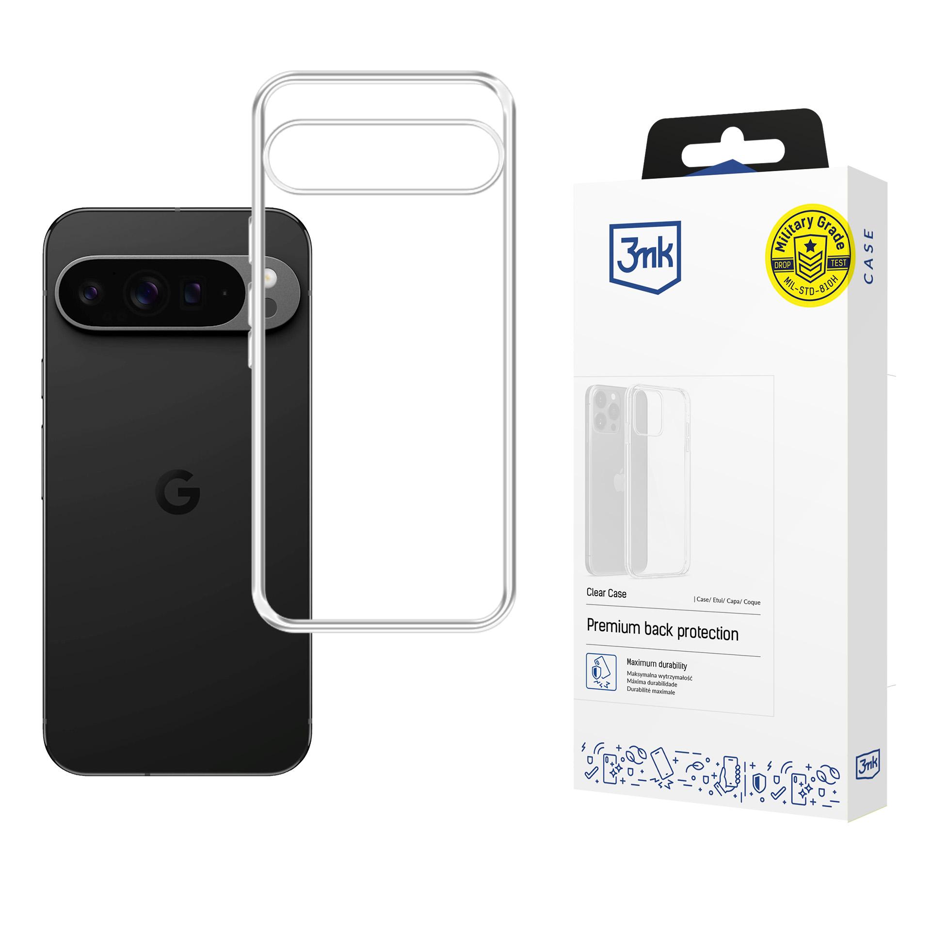3mk Clear Suojakuori Google Pixel 10 Pro XL:lle - lapinakyvä