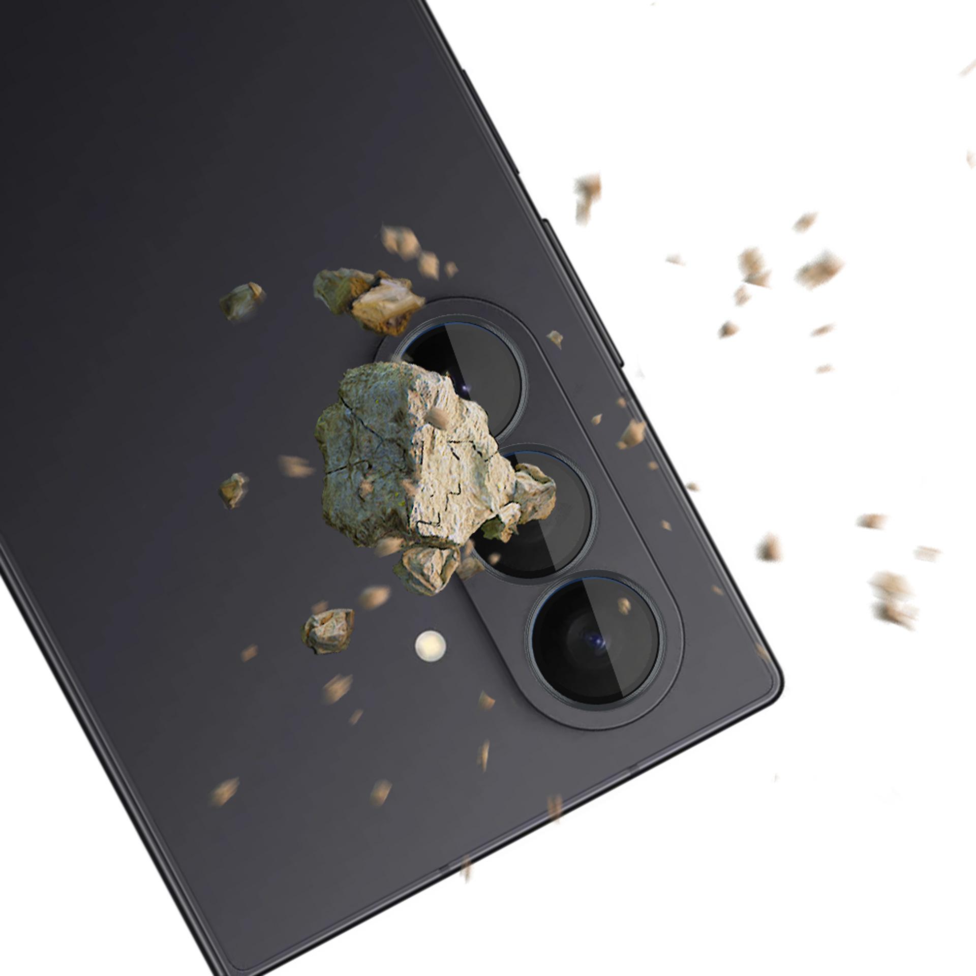 3mk Lens Protection Pro kameran lasi Samsung Galaxy Z Fold 7:lle - musta