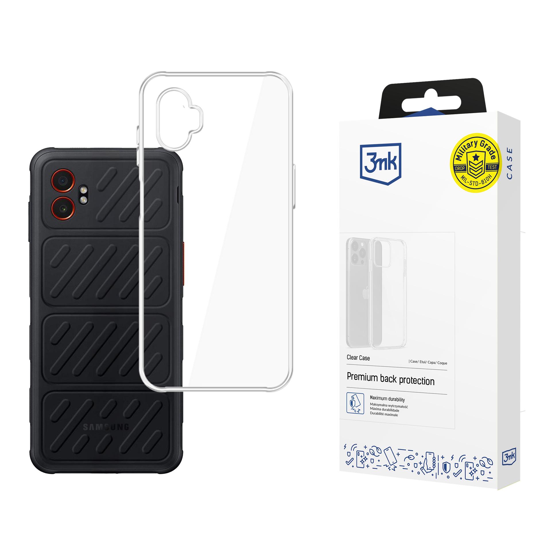 Suojakuori 3mk Clear Case 1,2mm Samsung G766 Xcover7 Pro:lle