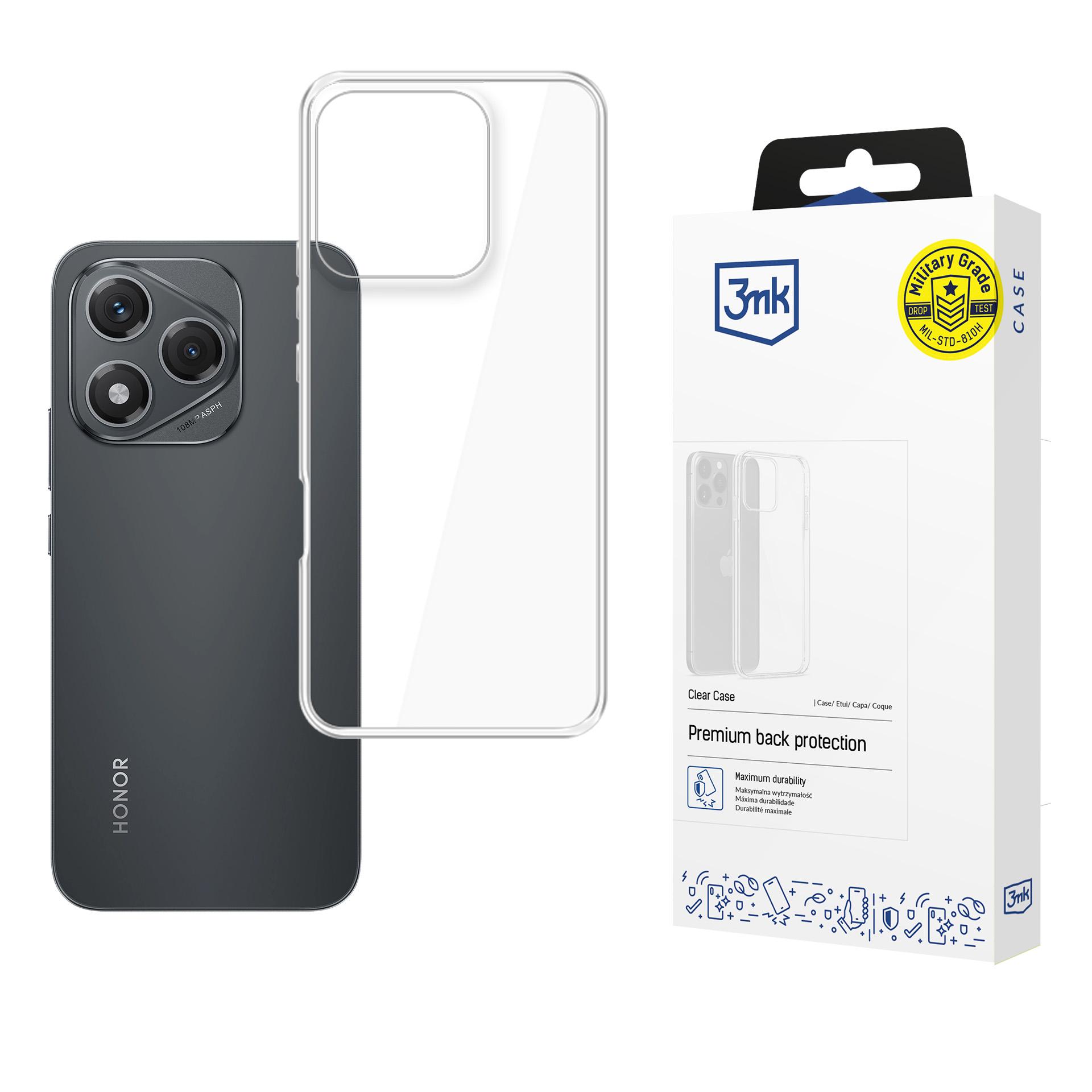 3mk Clear Suojakuori Honor 400 Lite:lle - läpinäkyvä
