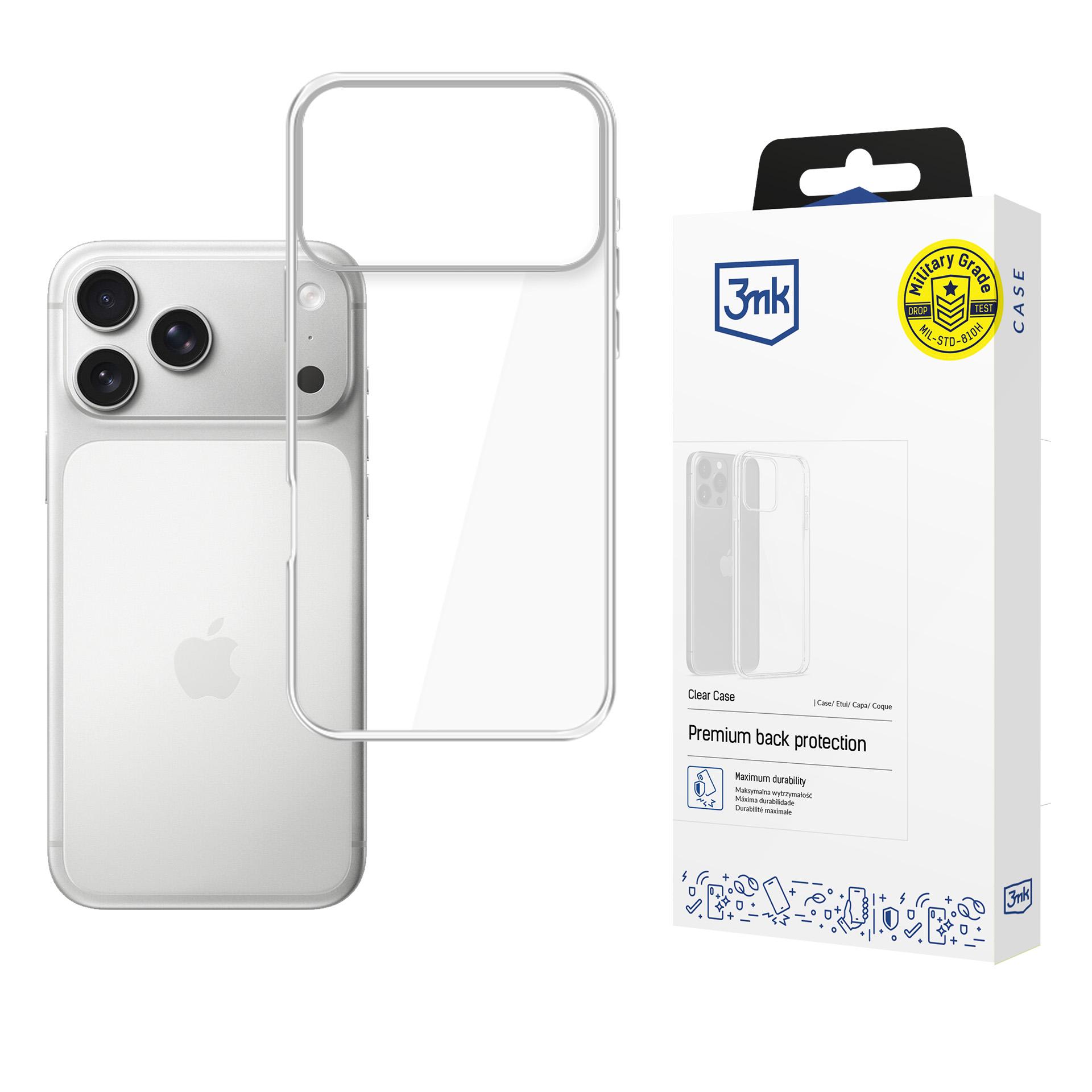 Suojakuori 3mk Clear Case 1,2mm Apple iPhone 17 Pro Max
