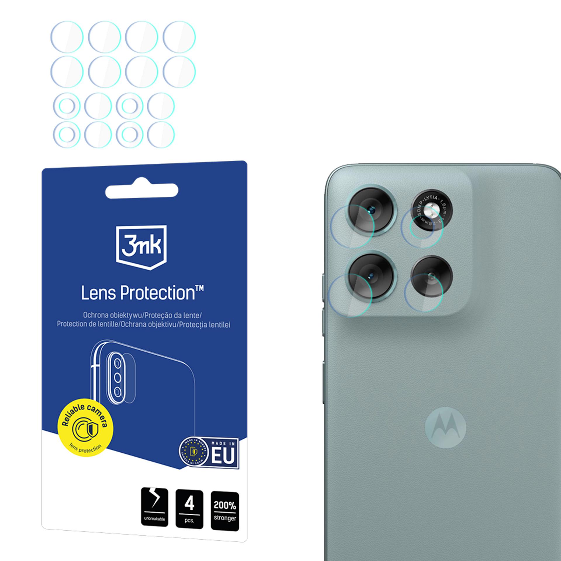 3mk Lens Protection Hybridilasi kameran linsseille Motorola Moto G56:lle