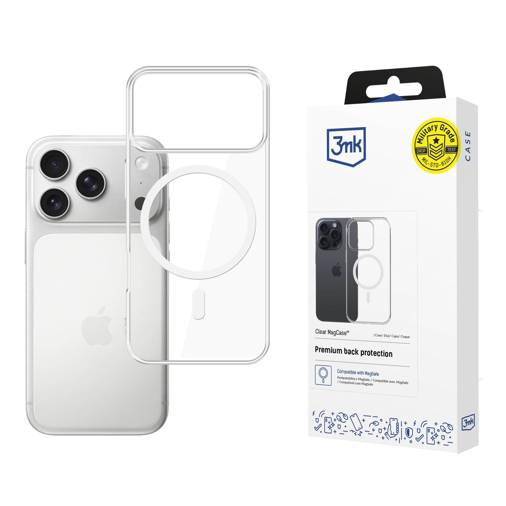 3mk Clear MagCase Suojakuori Apple iPhone 17 Pro:lle