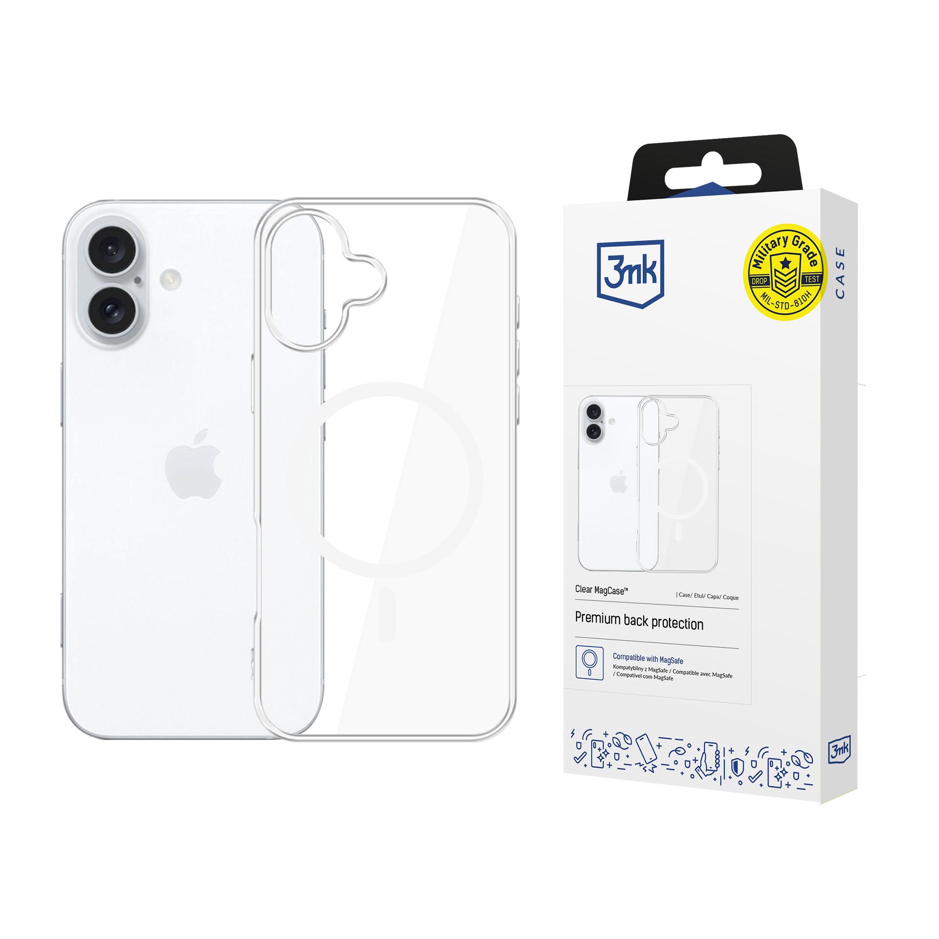 3mk Clear MagCase Suojakuori Apple iPhone 17:lle