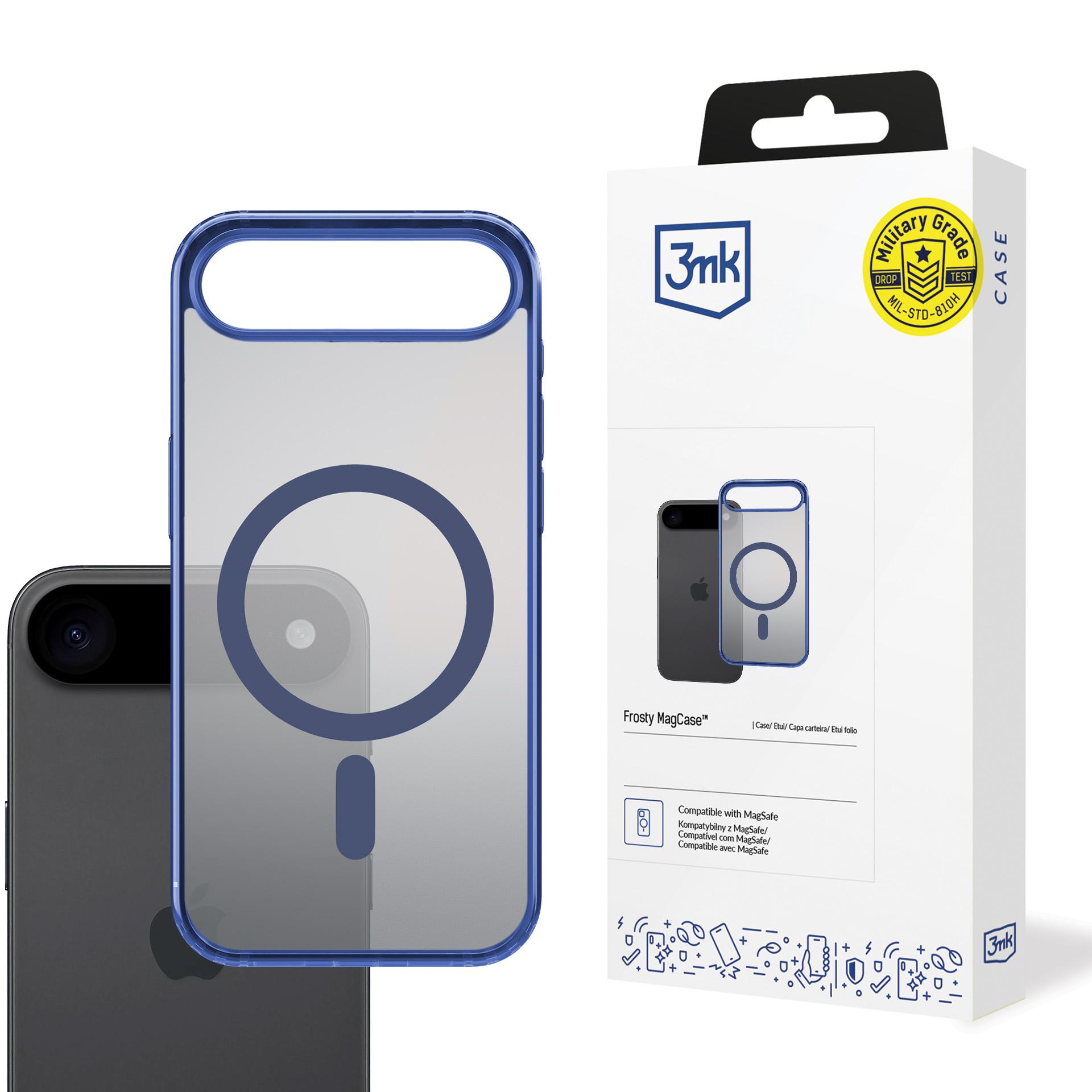 3mk Frosty MagCase suojakuori iPhone 17 Air:lle - sininen