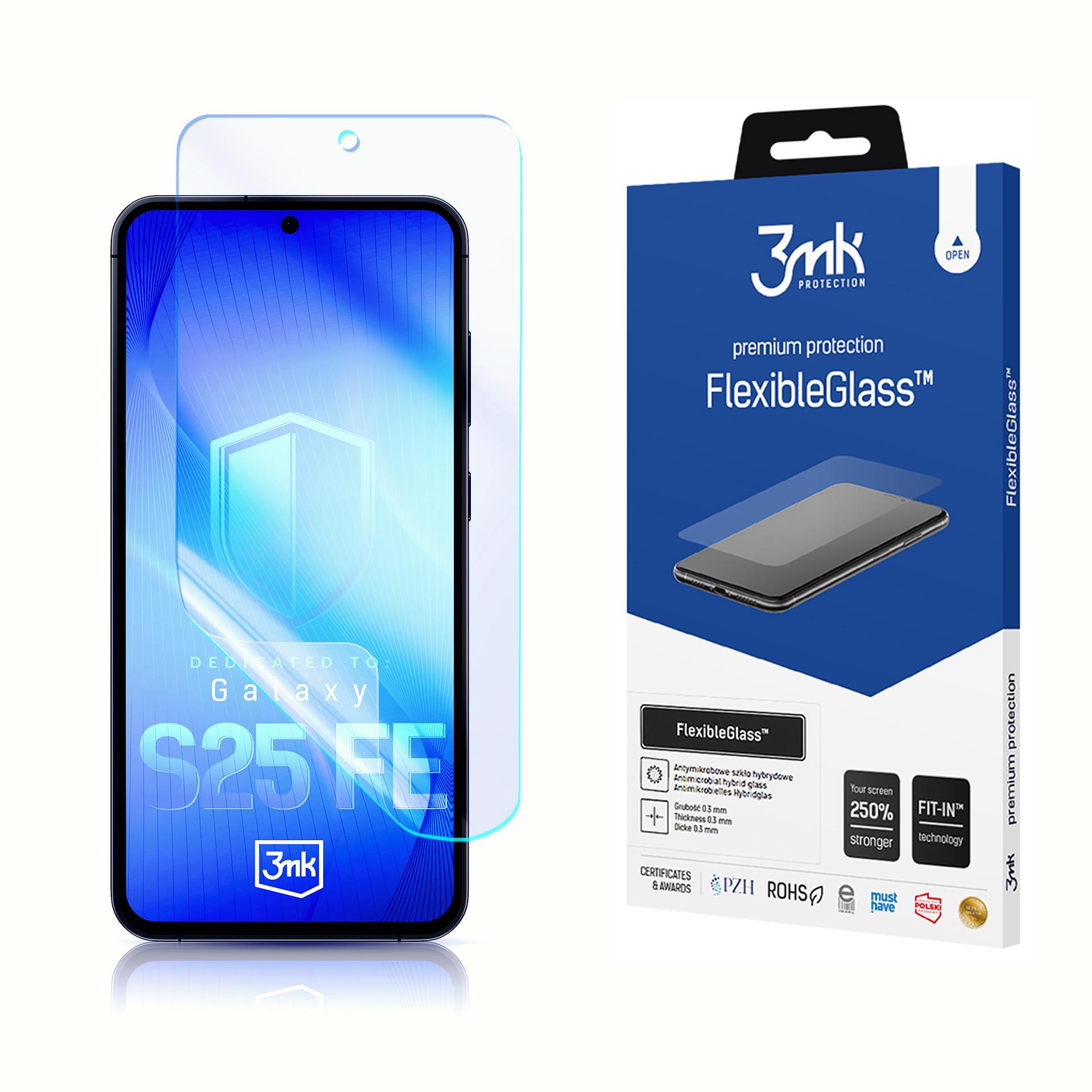 3mk FlexibleGlass hybridilasi Samsung Galaxy S25 FE:lle