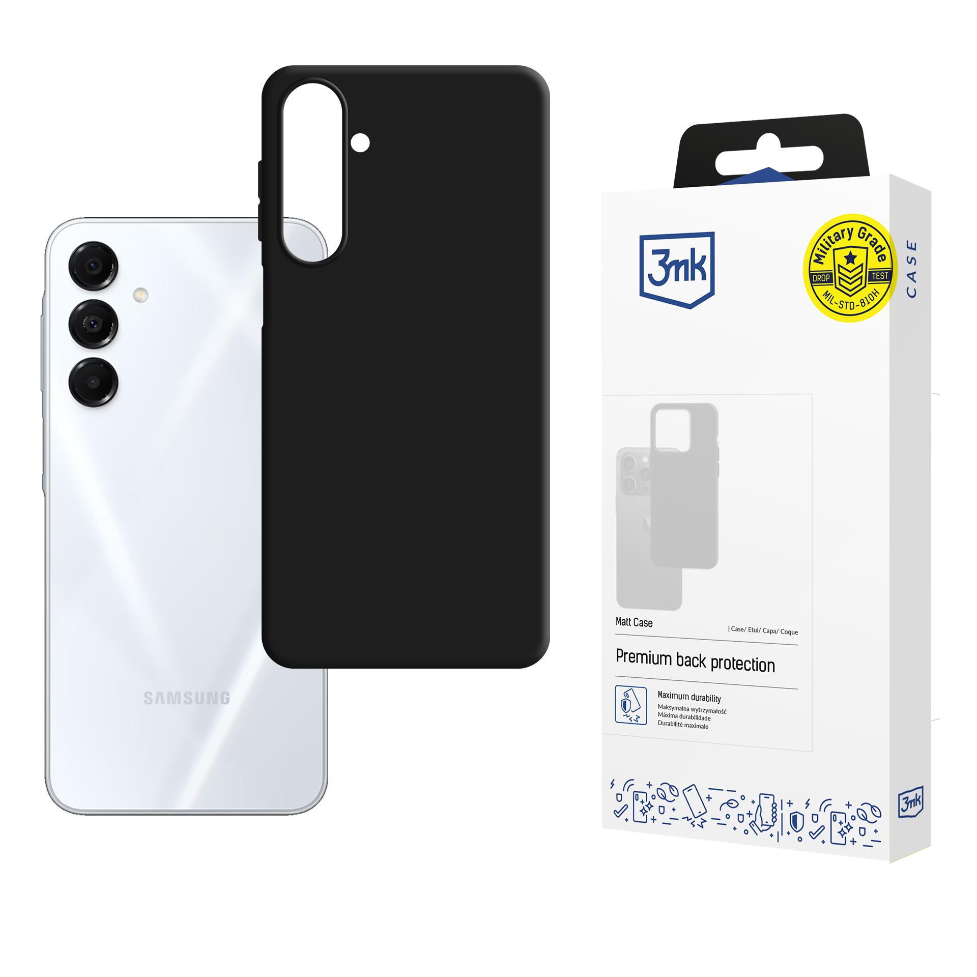 3mk Matt Case for Samsung Galaxy A17 5G - Matte Black