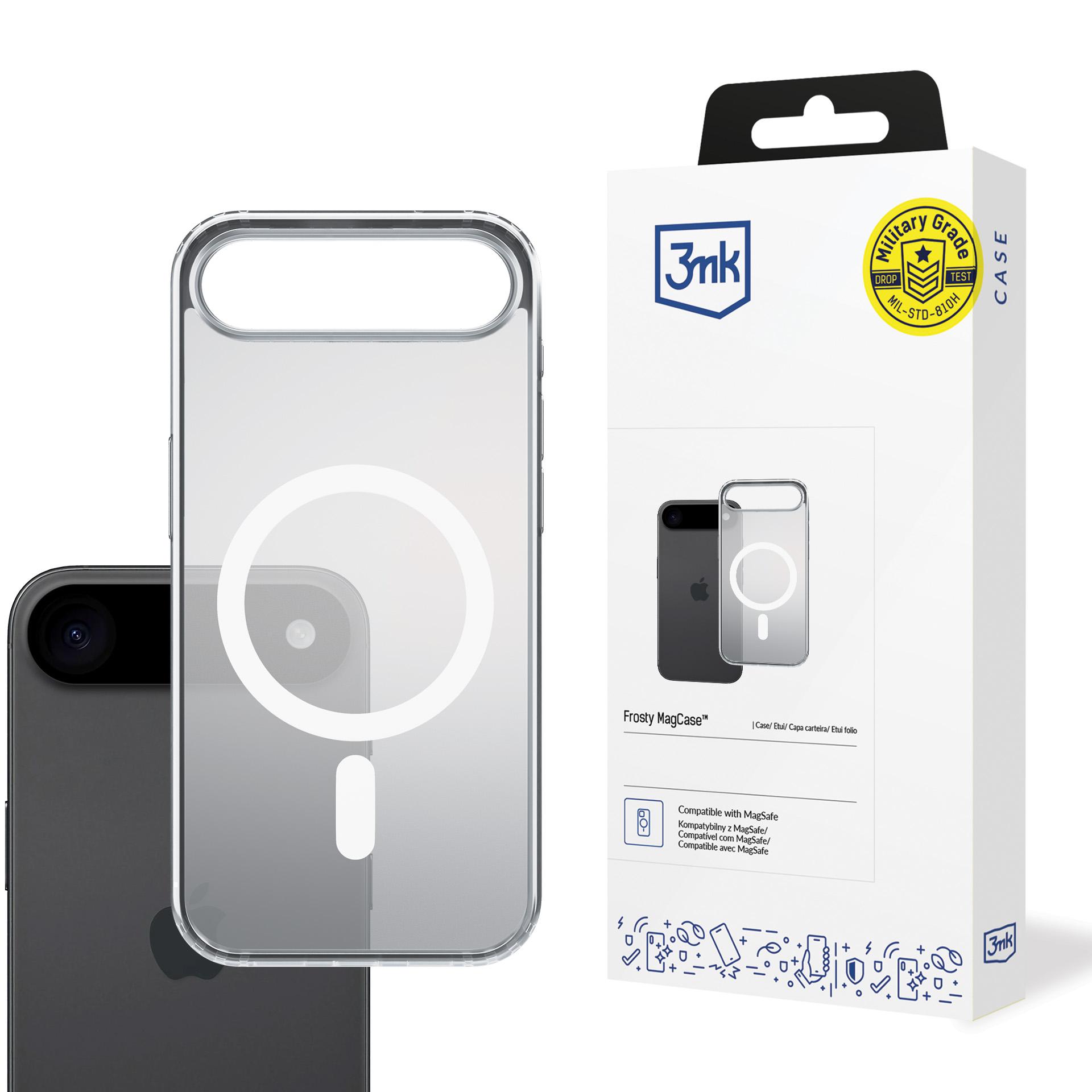 3mk Frosty MagCase iPhone 17 Air - valkoinen
