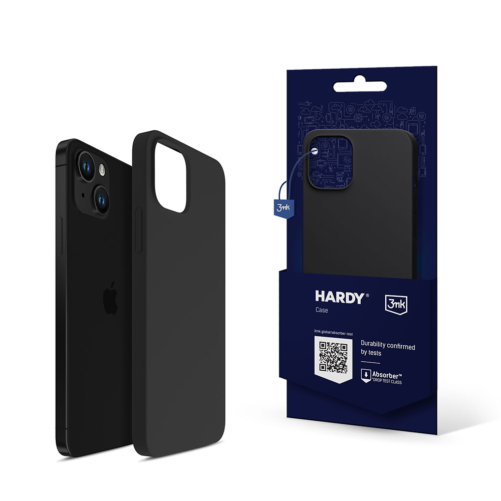 3mk Hardy Silikoninen MagCase iPhone 14 Plus:lle - harmaa