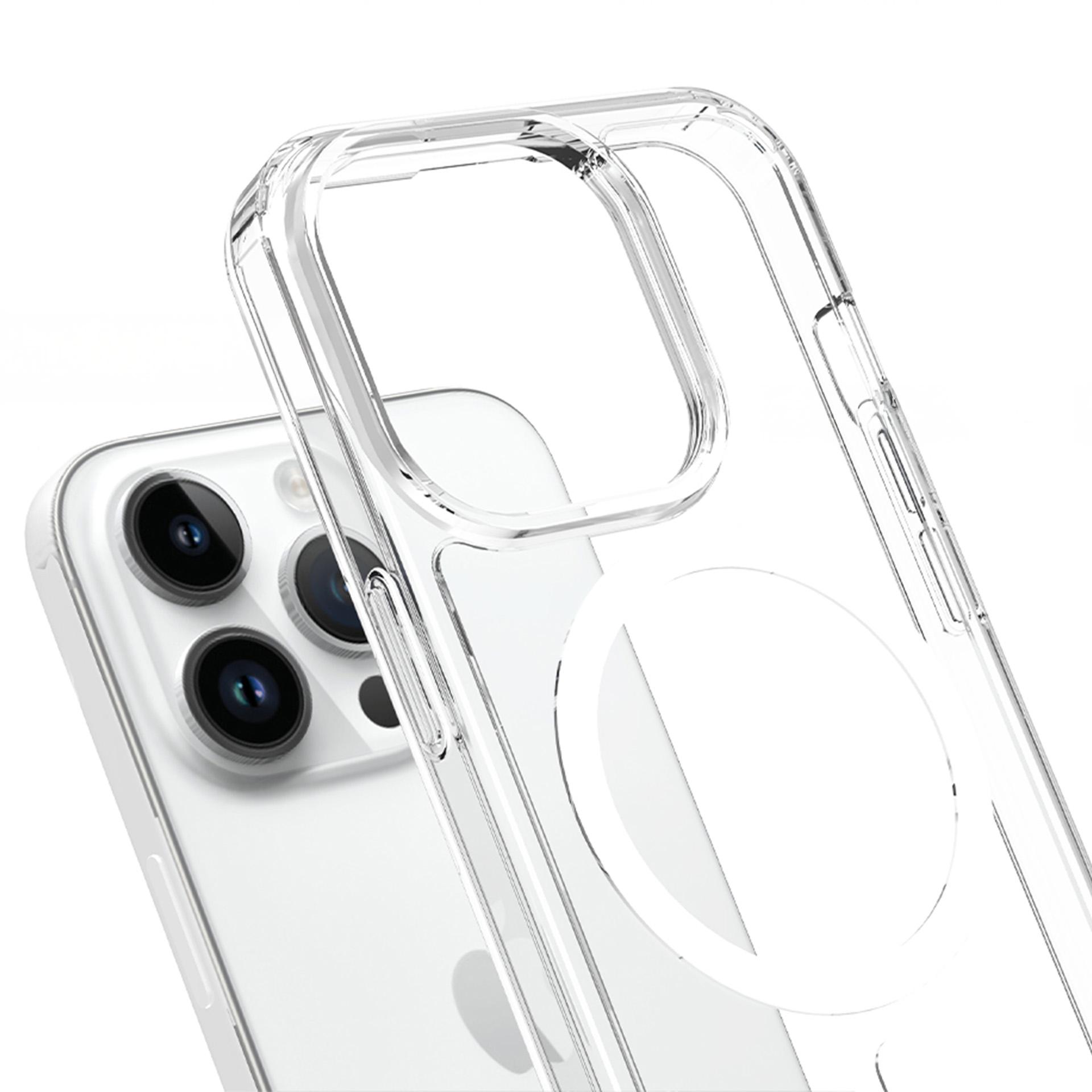 3mk Armor MagCase iPhone 16 Pro:lle - Läpinäkyvä