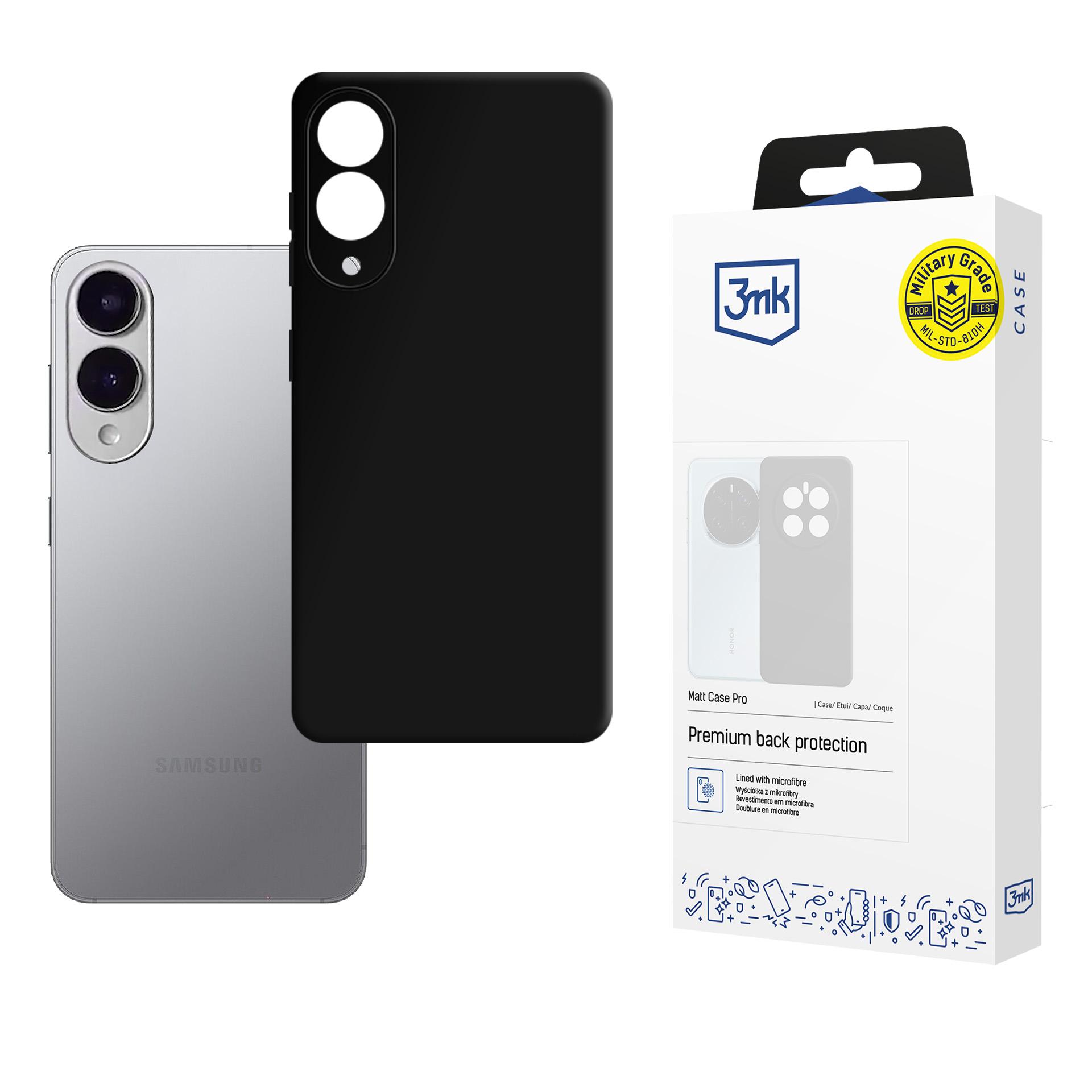 3mk Matt Case Pro Suojakuori Samsung Galaxy S25 Edge:lle - mattamusta