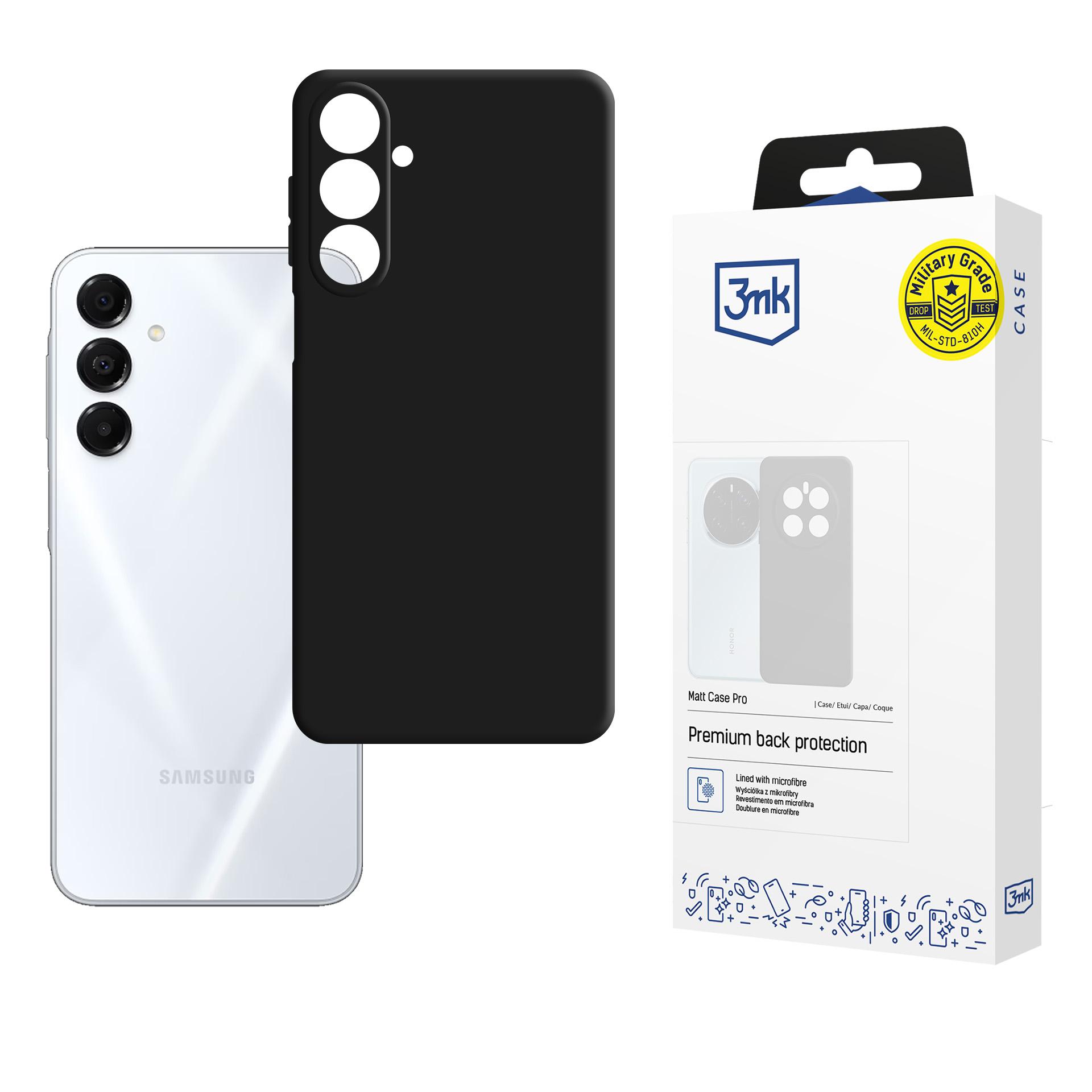 3mk Matt Case Pro Suojakuori Samsung Galaxy A17 5G:lle - mattamusta