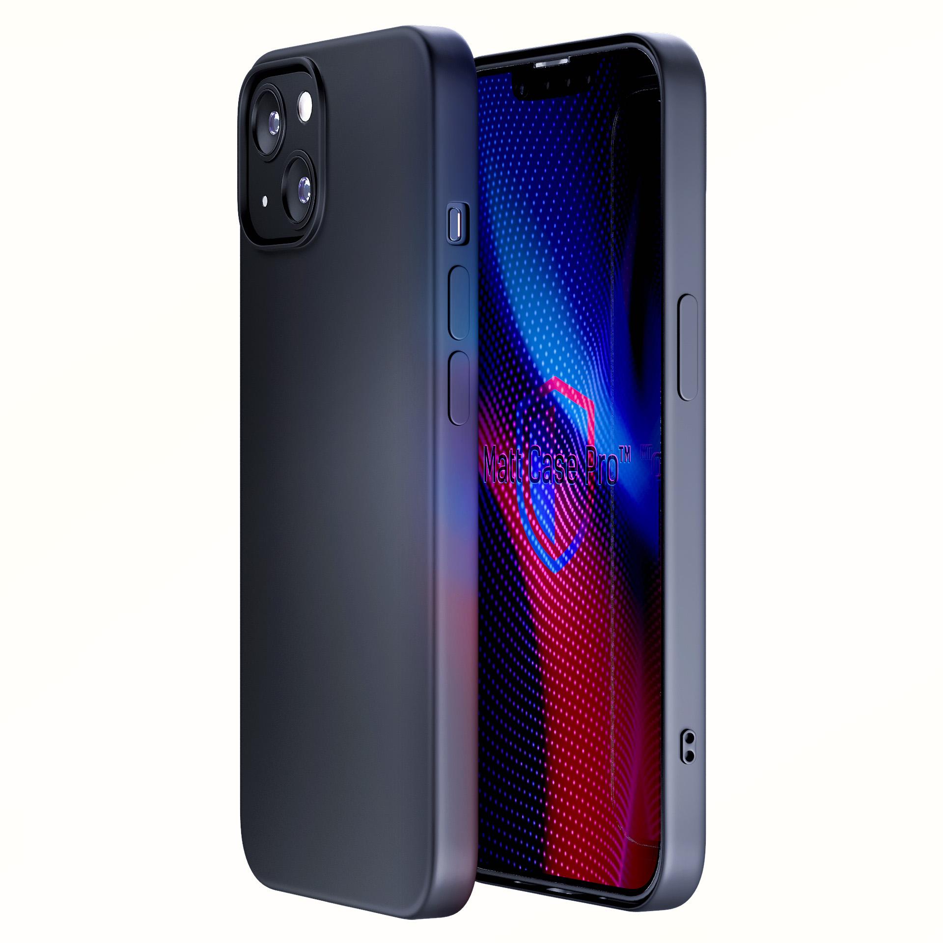 3mk Matt Case Pro Suojakuori Apple iPhone 14:lle - mattamusta